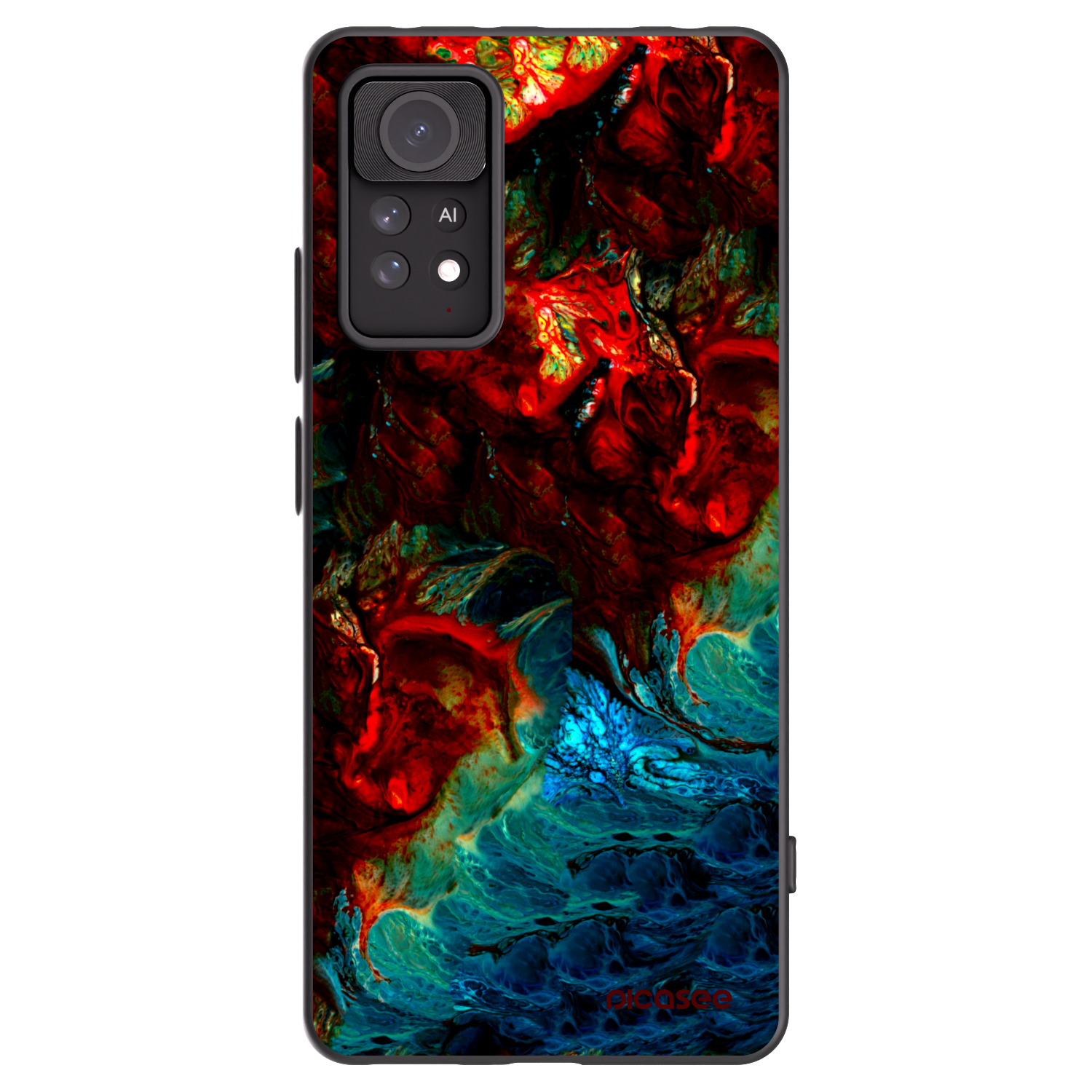 Picasee Xiaomi Redmi Note 11 Pro Hülle - Schwarzes Silikon - Universe