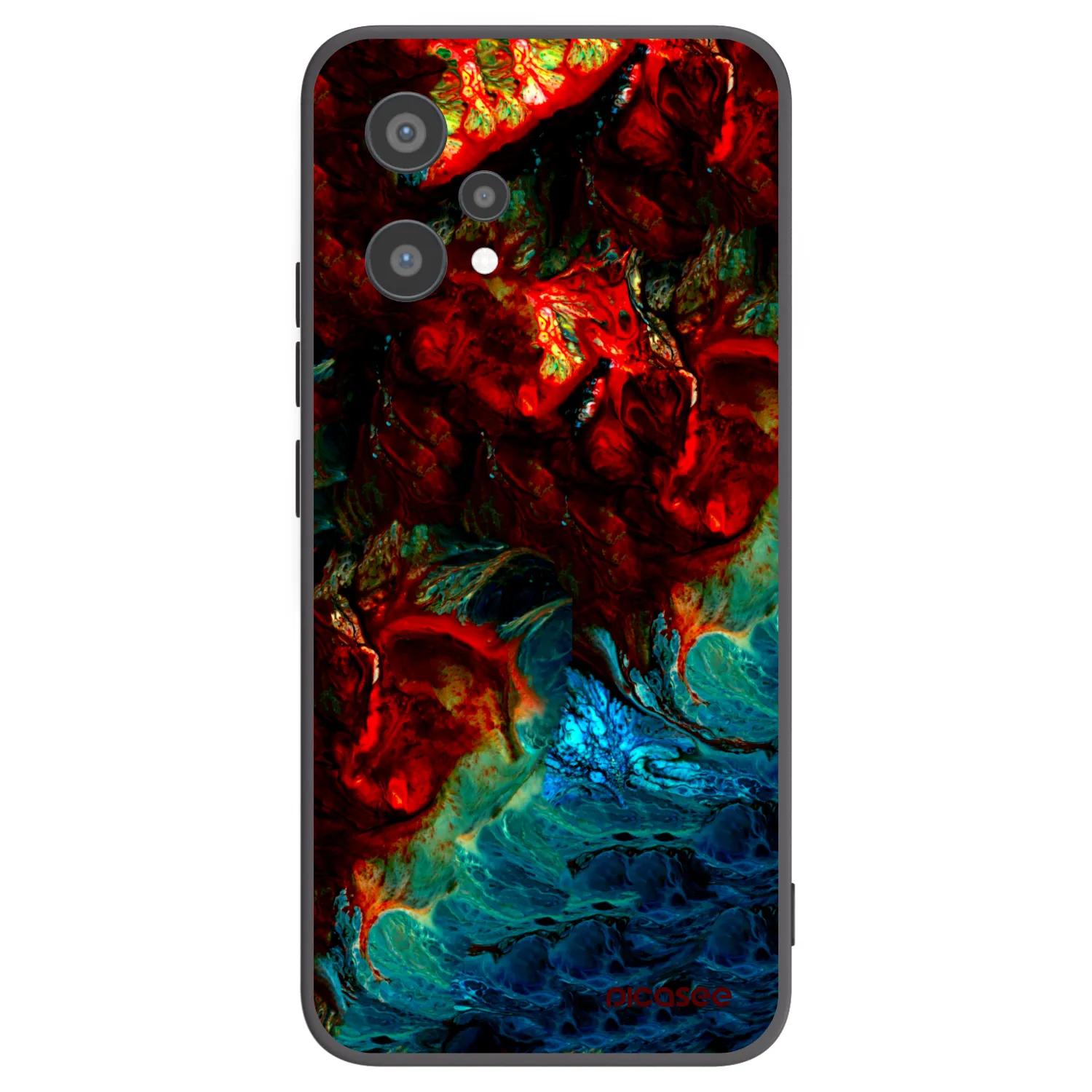 Picasee Realme 9 Pro 5G Hülle - Schwarzes Silikon - Universe