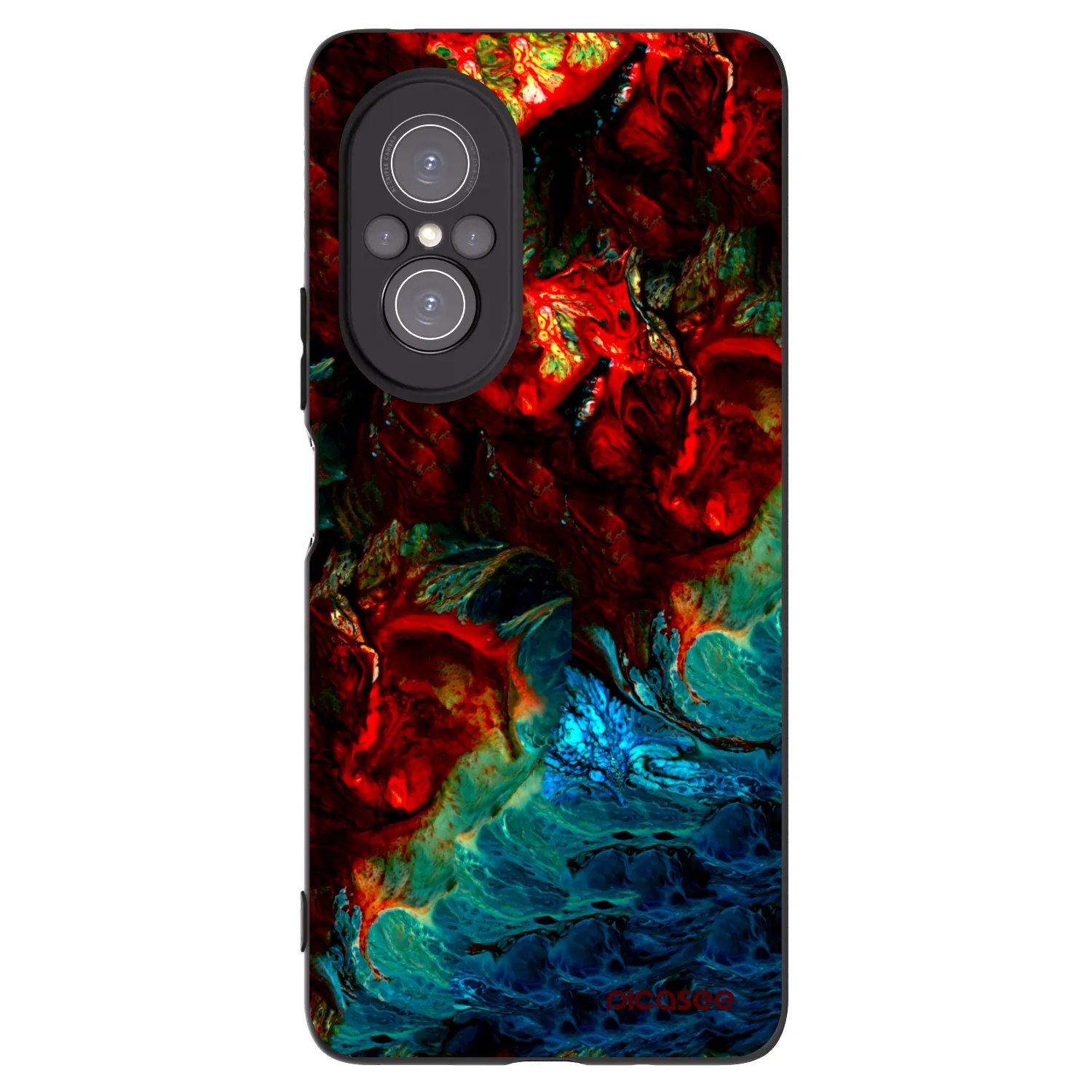 Picasee Huawei Nova 9 SE Hülle - Schwarzes Silikon - Universe