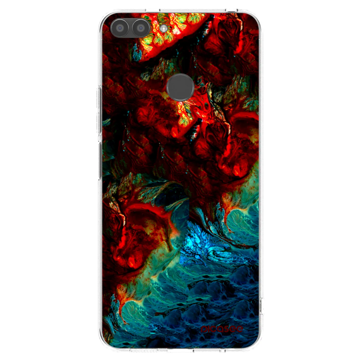 Picasee Huawei P Smart Hülle - Transparentes Silikon - Universe