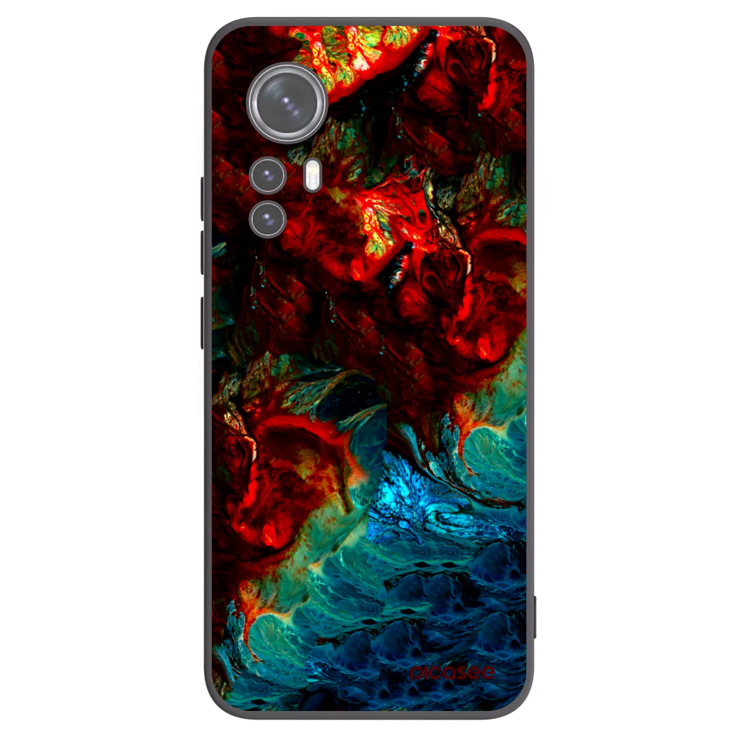 Picasee Xiaomi 12X Hülle - Schwarzes Silikon - Universe