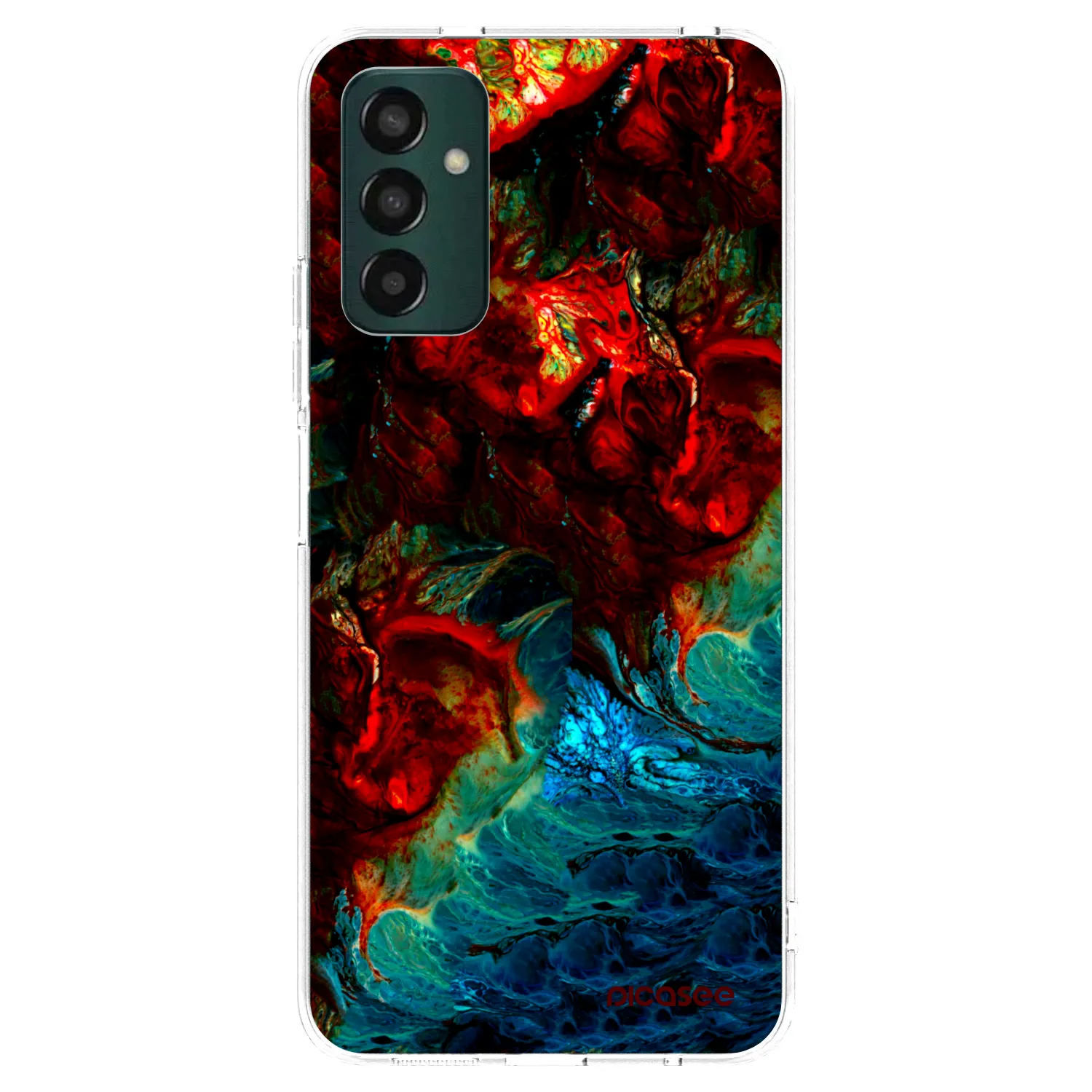 Picasee Samsung Galaxy M13 M135F Hülle - Transparentes Silikon - Universe