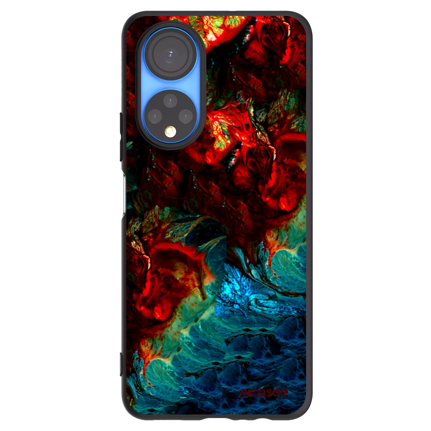 Picasee Honor X7 Hülle - Schwarzes Silikon - Universe