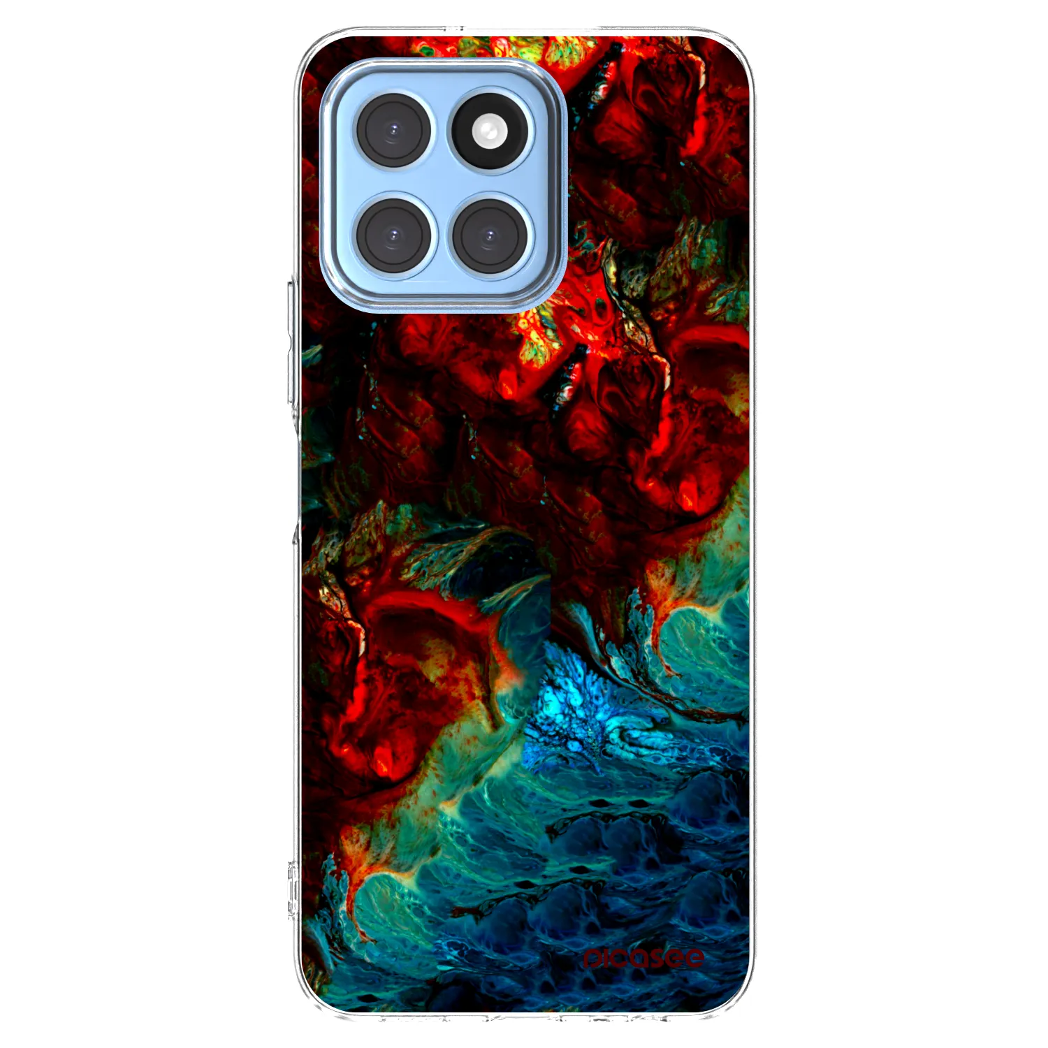 Picasee Honor X8 5G Hülle - Transparentes Silikon - Universe