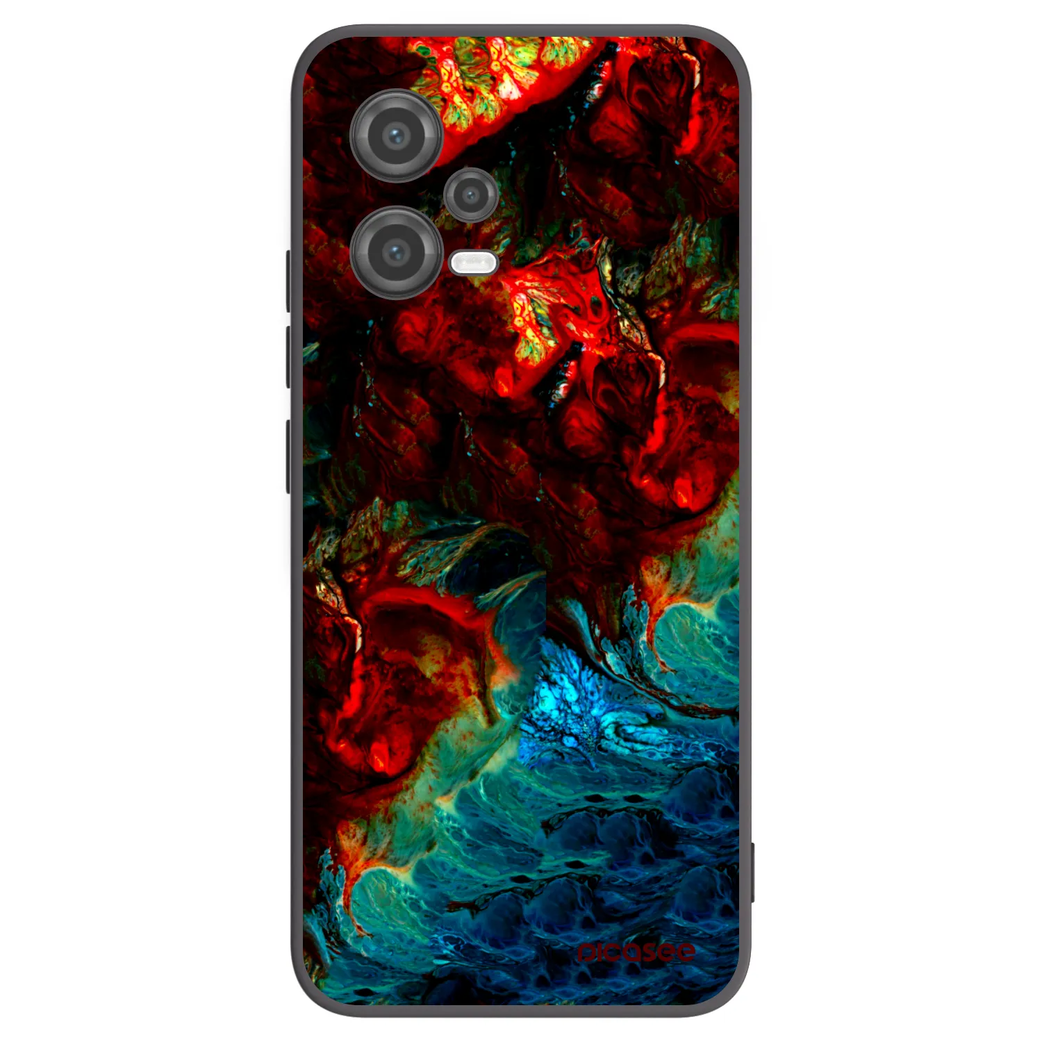 Picasee Xiaomi Poco X5 Hülle - Schwarzes Silikon - Universe