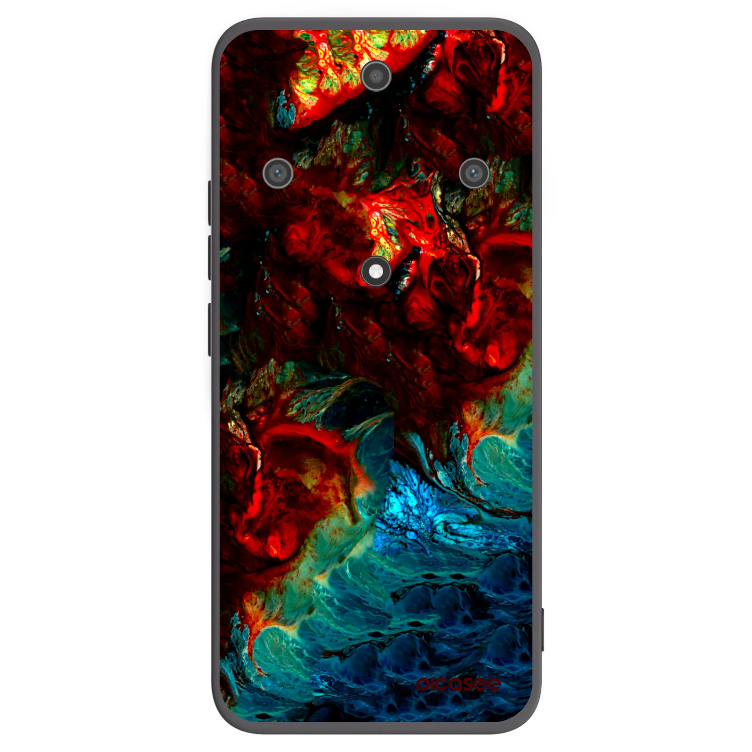 Picasee Honor Magic5 Lite 5G Hülle - Schwarzes Silikon - Universe