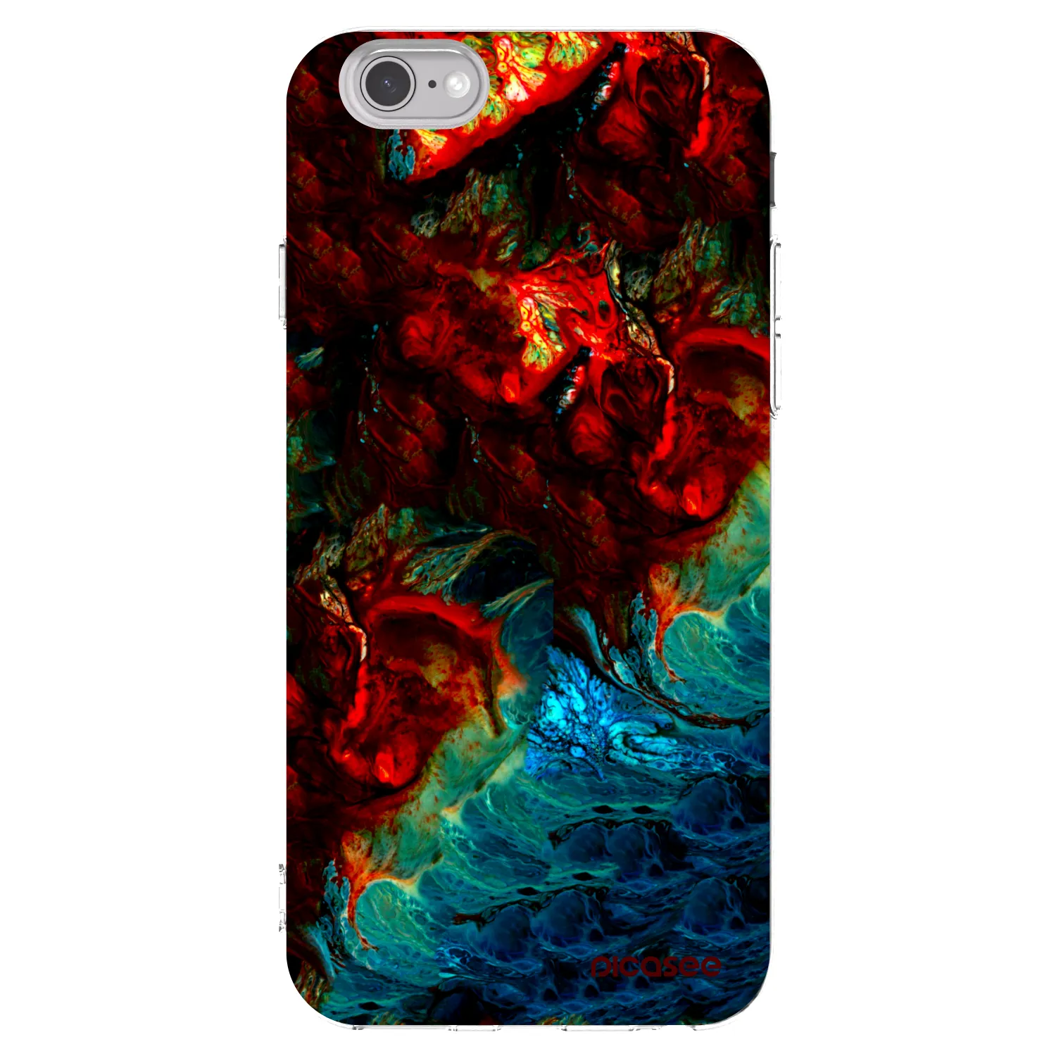 Picasee Apple iPhone 6/6S Hülle - Transparentes Silikon - Universe