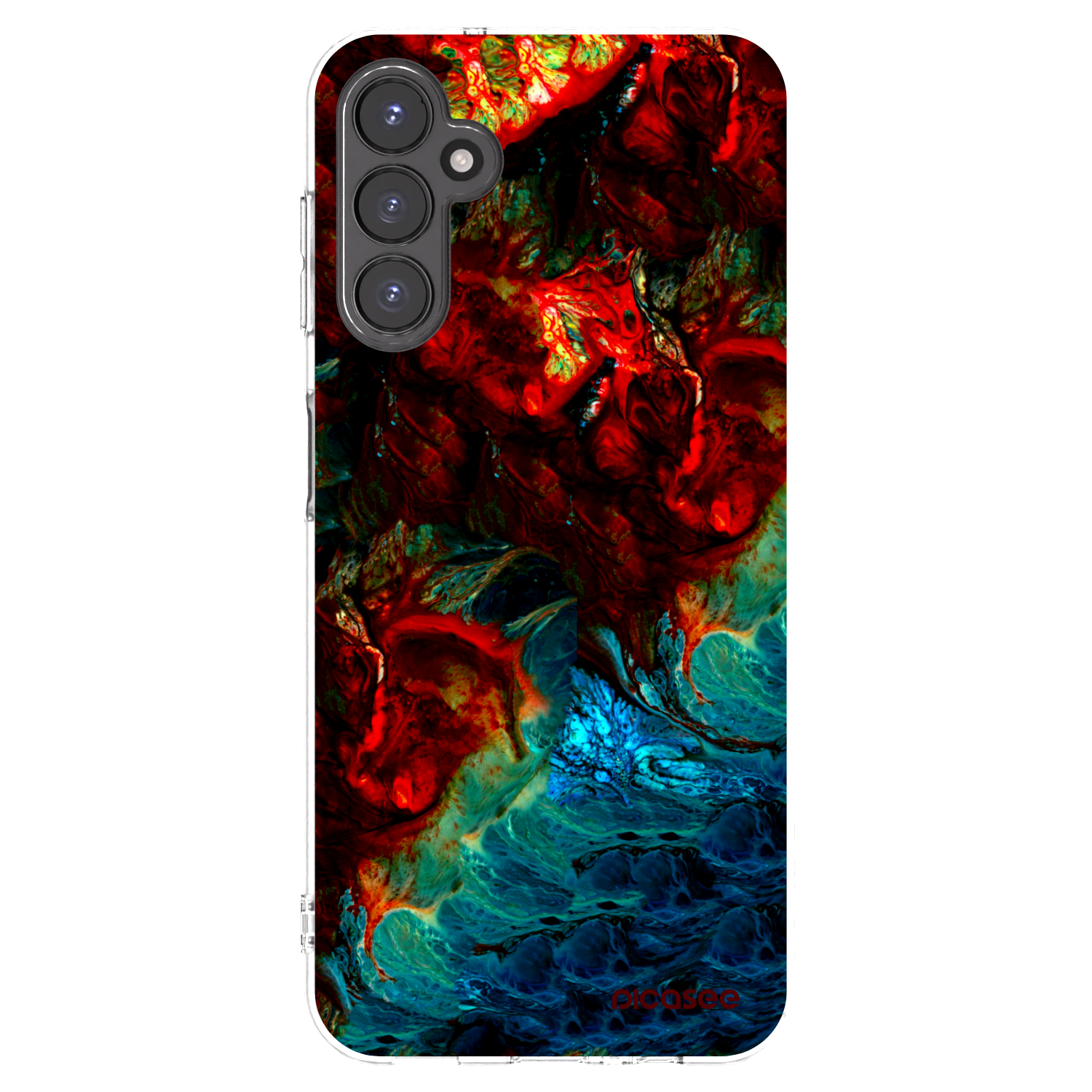 Picasee Samsung Galaxy A14 5G A146P Hülle - Transparentes Silikon - Universe