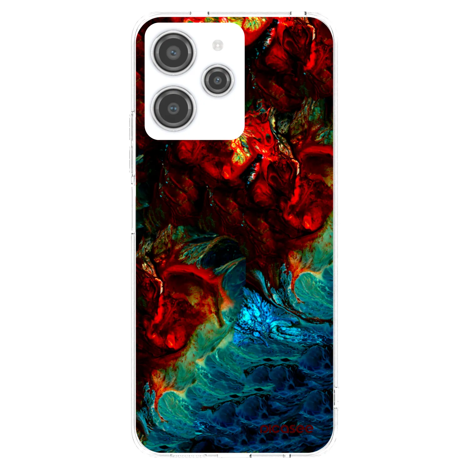 Picasee Xiaomi Redmi 12 4G Hülle - Transparentes Silikon - Universe