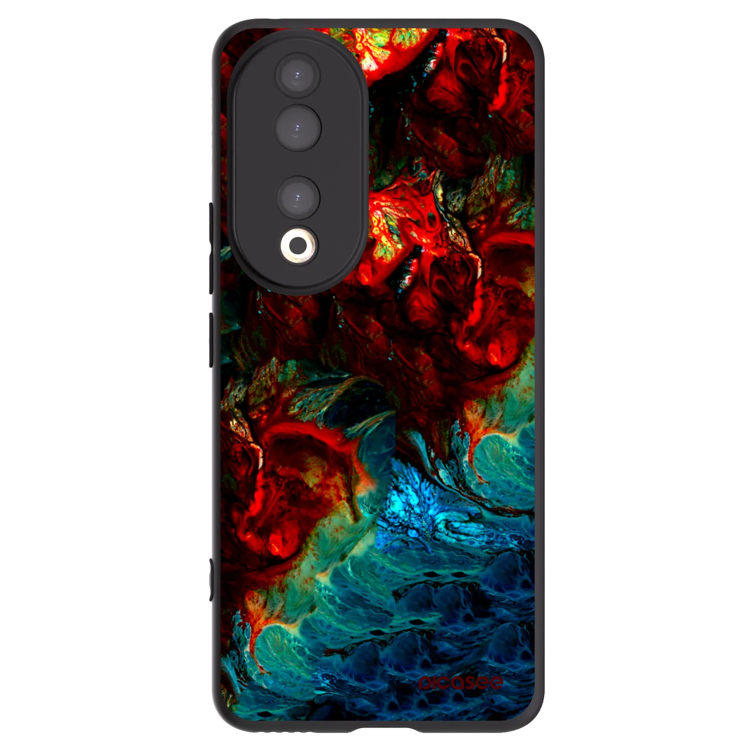 Picasee Honor 90 5G Hülle - Schwarzes Silikon - Universe