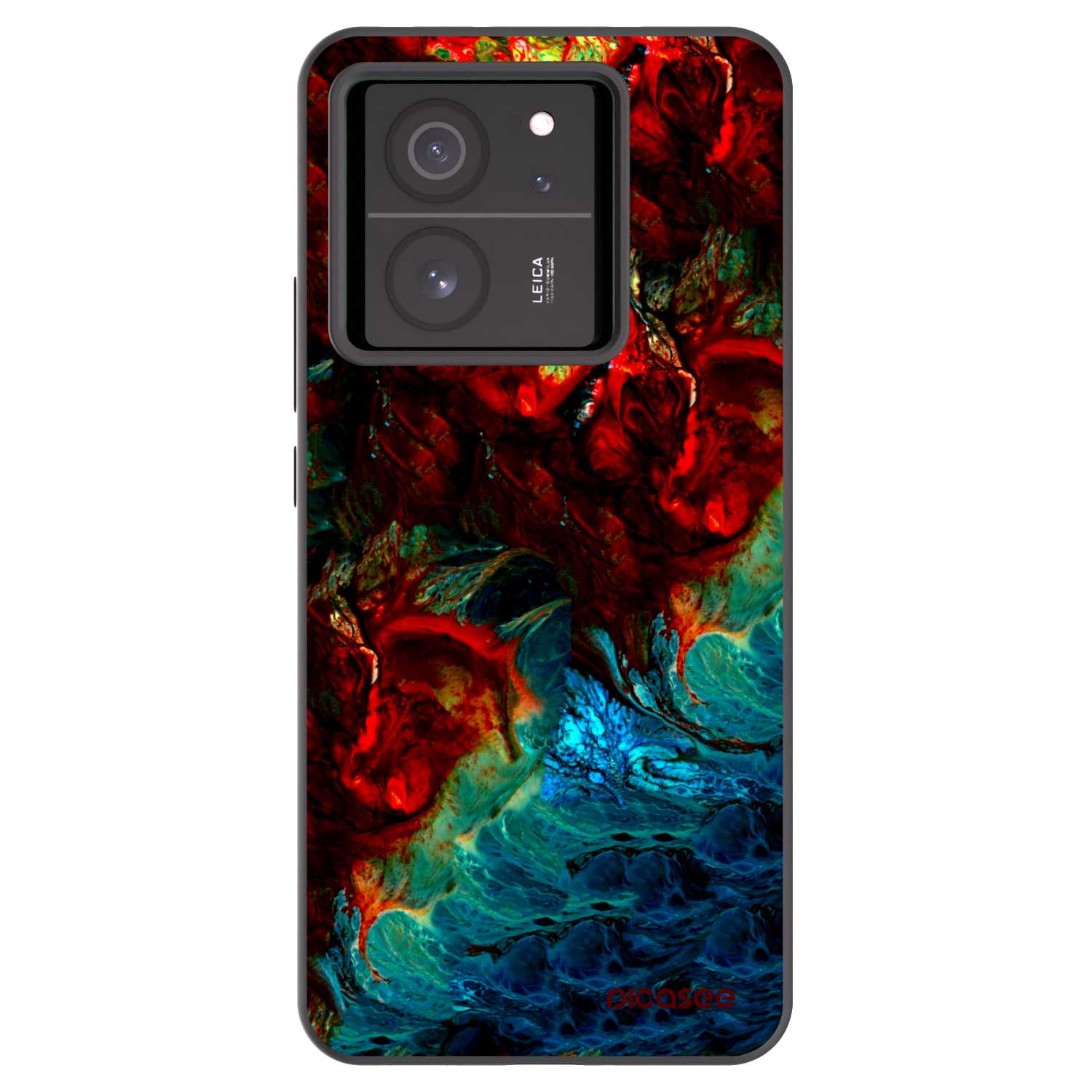 Picasee Xiaomi 13T Pro Hülle - Schwarzes Silikon - Universe
