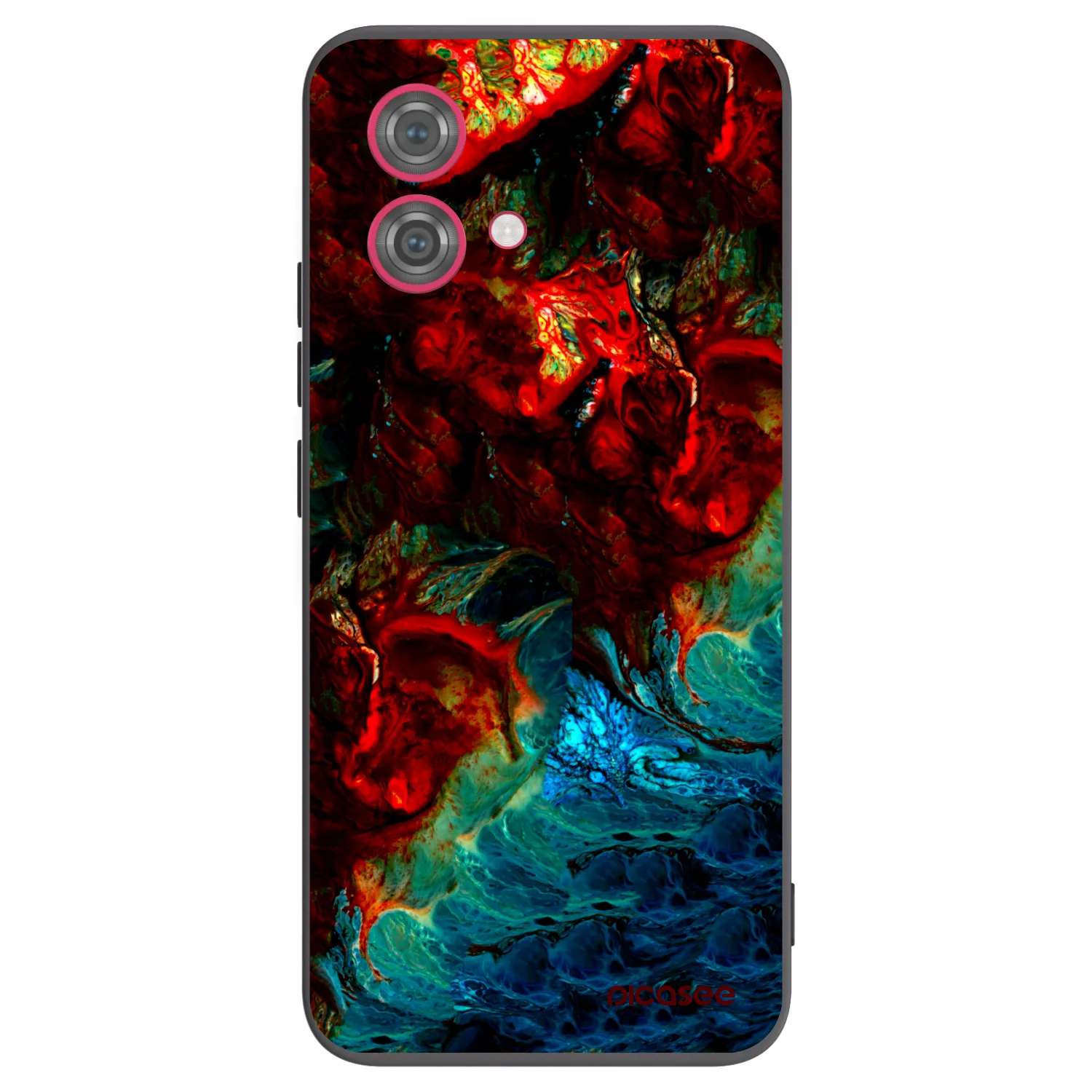 Picasee Motorola Moto G84 5G Hülle - Schwarzes Silikon - Universe