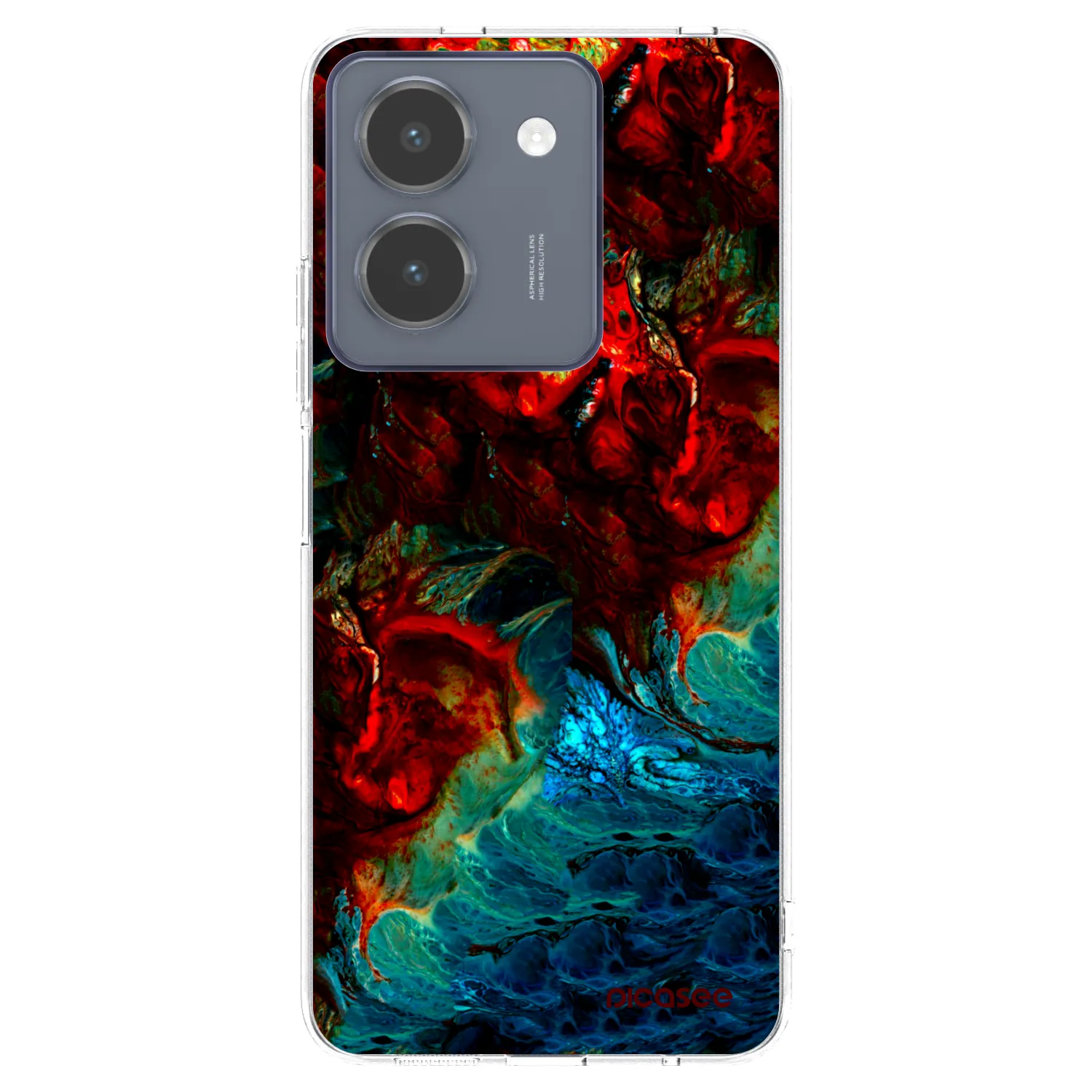 Picasee Vivo Y36 4G Hülle - Transparentes Silikon - Universe