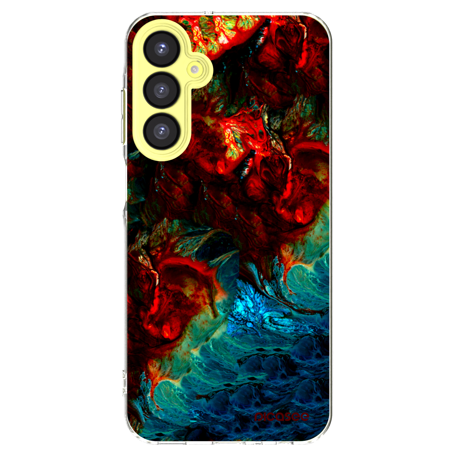 Picasee Samsung Galaxy A25 A256B 5G Hülle - Transparentes Silikon - Universe
