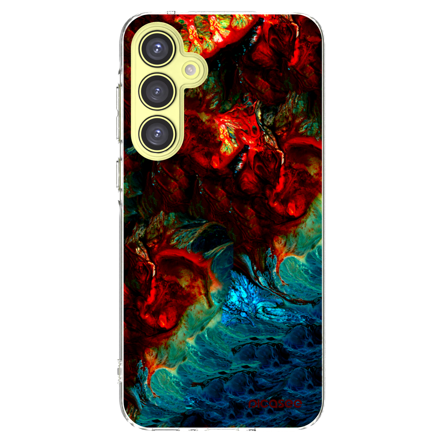 Picasee Samsung Galaxy A35 5G A356B Hülle - Transparentes Silikon - Universe