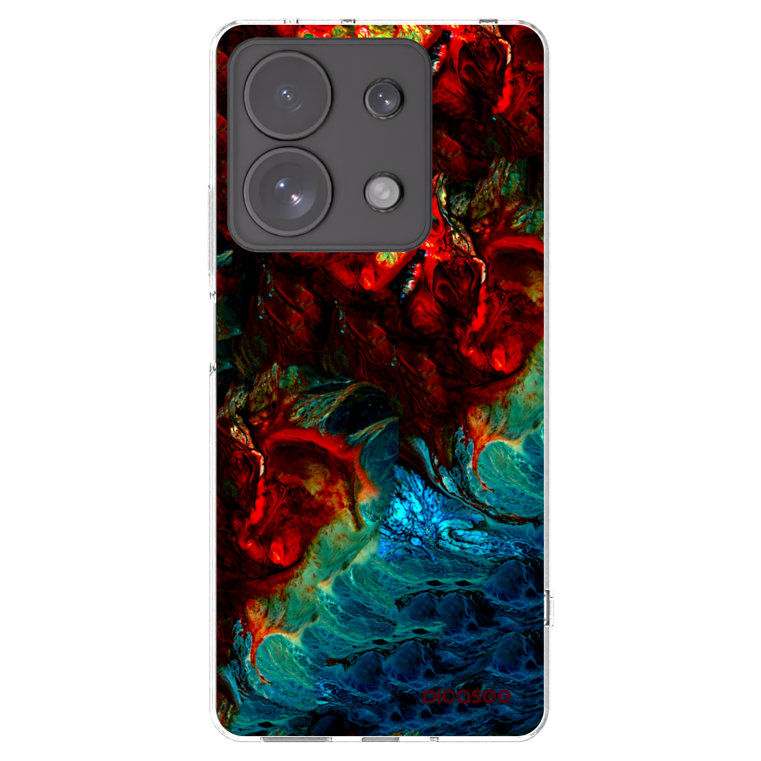Picasee Xiaomi Redmi Note 13 Pro 4G Hülle - Transparentes Silikon - Universe