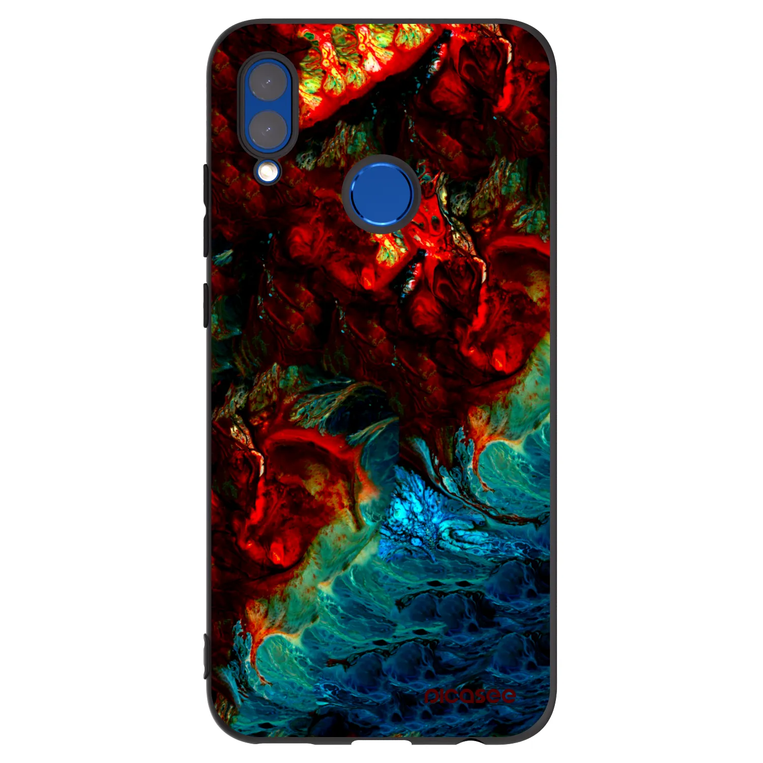 Picasee Huawei P Smart 2019 Hülle - Schwarzes Silikon - Universe