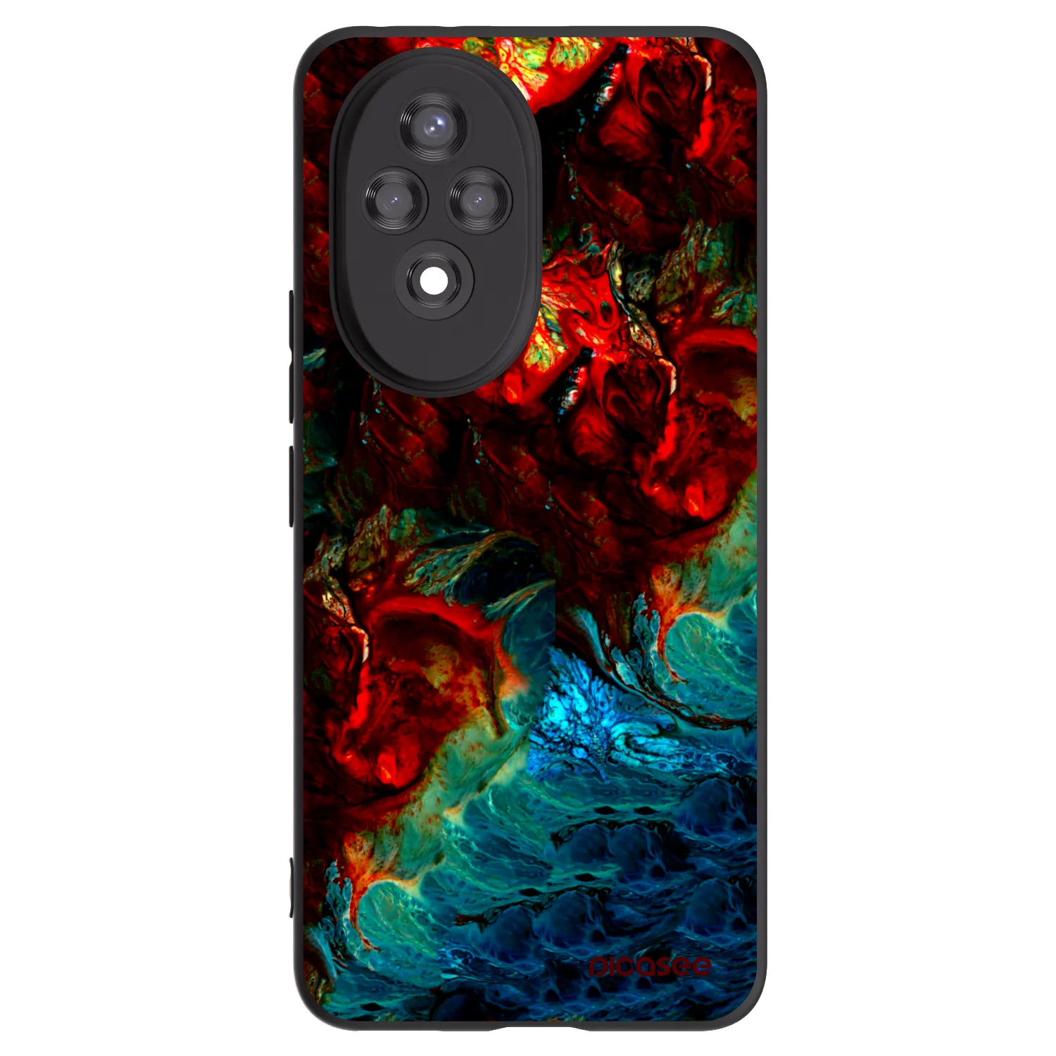 Picasee Honor 200 Pro 5G Hülle - Schwarzes Silikon - Universe