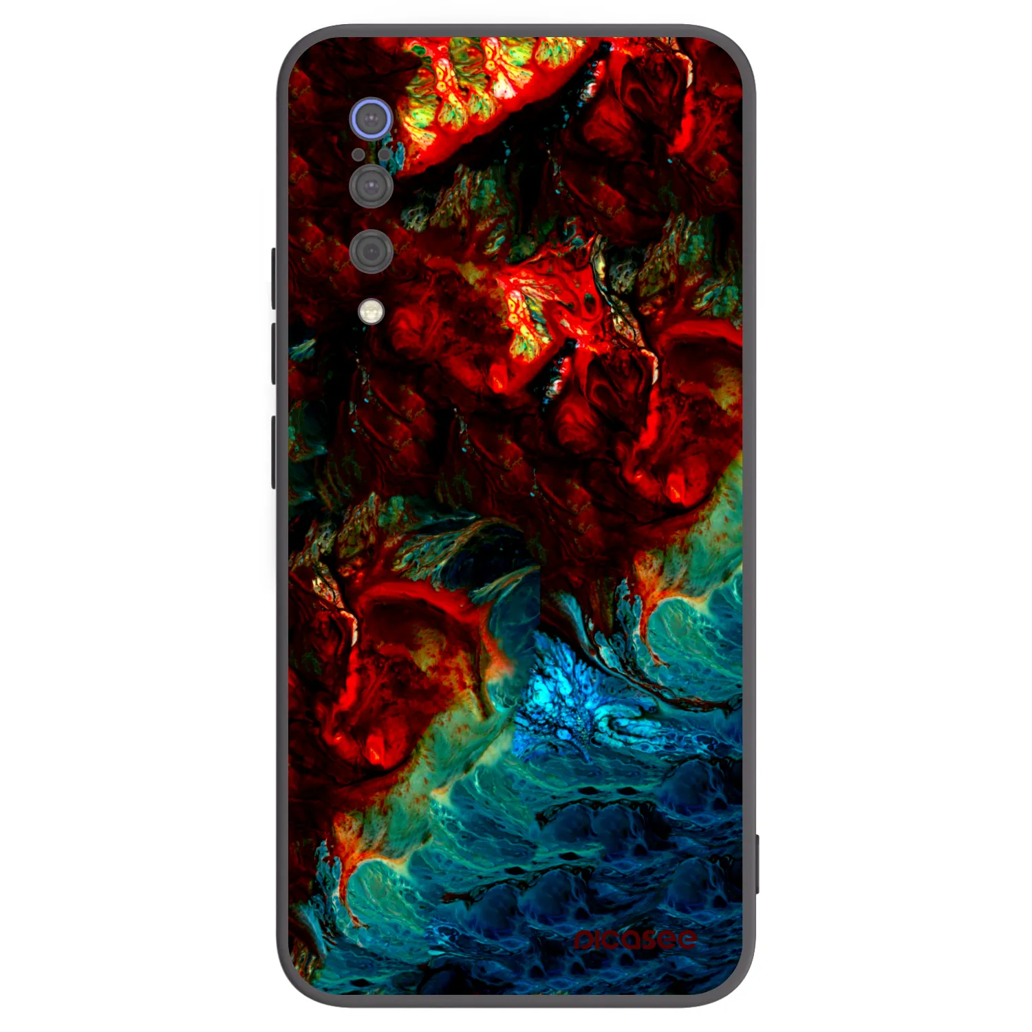 Picasee Xiaomi Mi 9 Hülle - Schwarzes Silikon - Universe