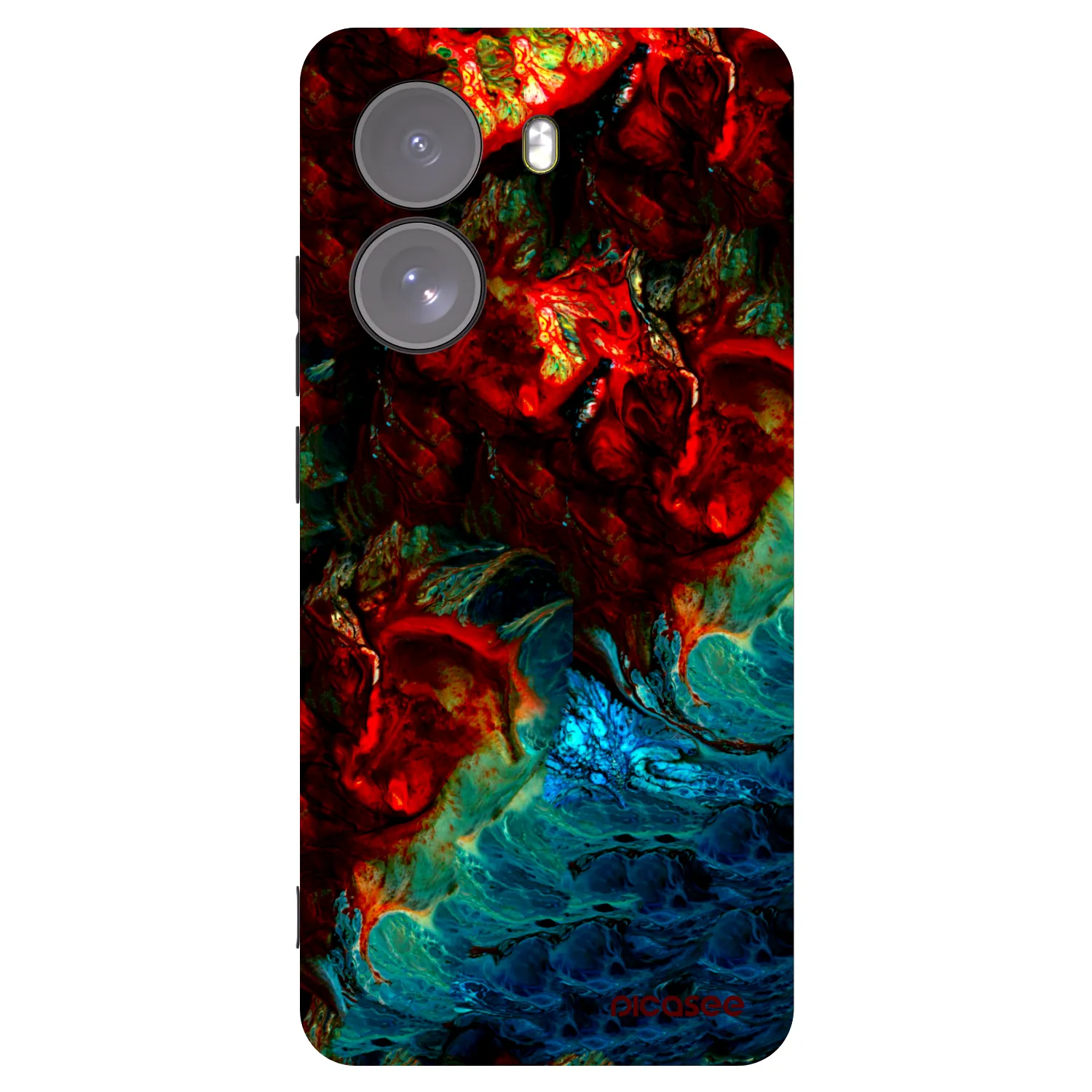 Picasee Xiaomi Poco X7 Hülle - Schwarzes Silikon - Universe