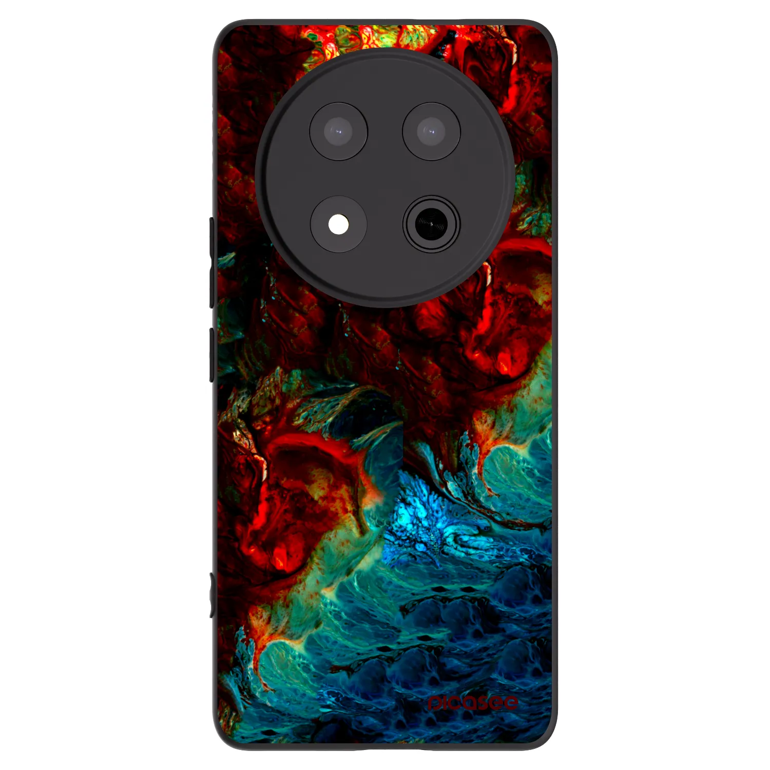 Picasee Honor Magic7 Lite 5G Hülle - Schwarzes Silikon - Universe