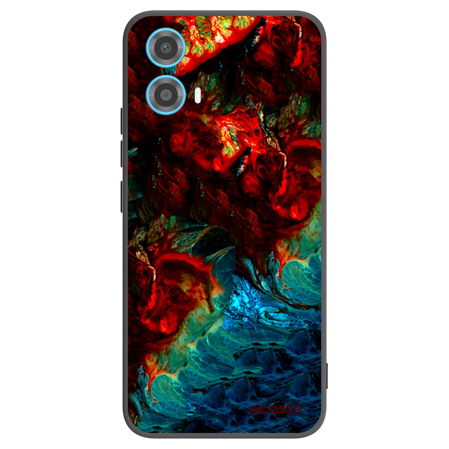 Picasee Motorola Moto G34 5G Hülle - Schwarzes Silikon - Universe