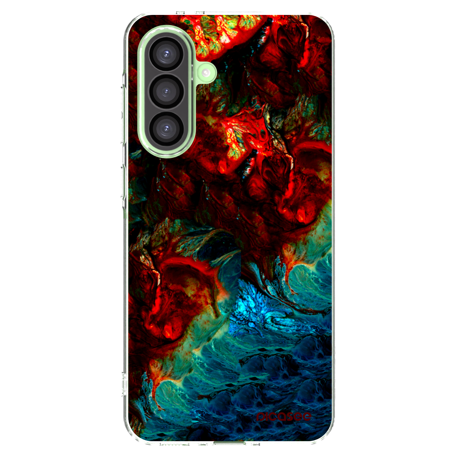Picasee Samsung Galaxy A26 5G A266B Hülle - Transparentes Silikon - Universe