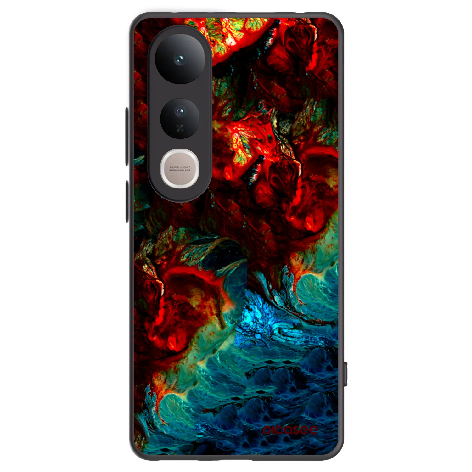 Picasee Vivo V50 Lite 5G Hülle - Schwarzes Silikon - Universe