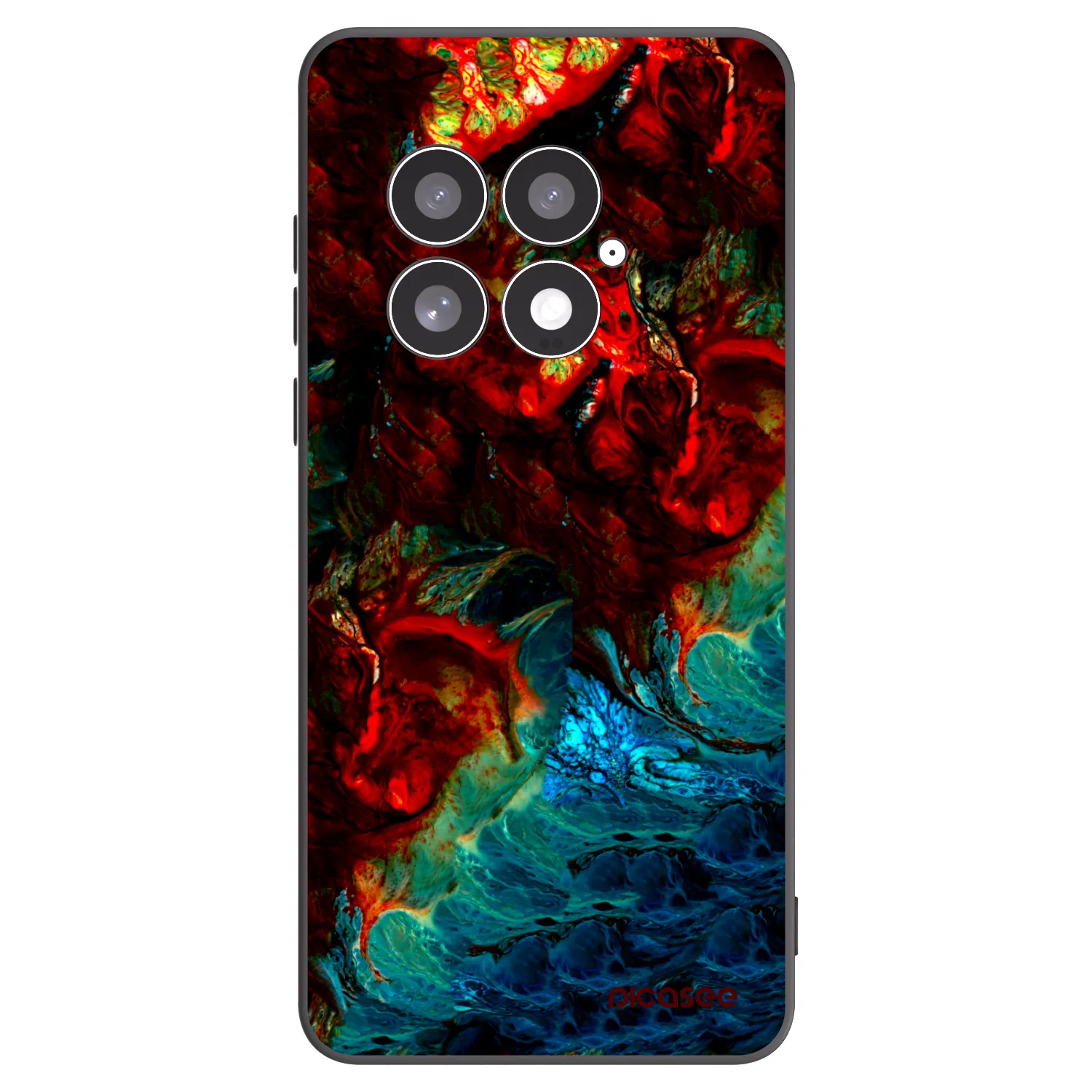 Picasee OnePlus 13 5G Hülle - Schwarzes Silikon - Universe