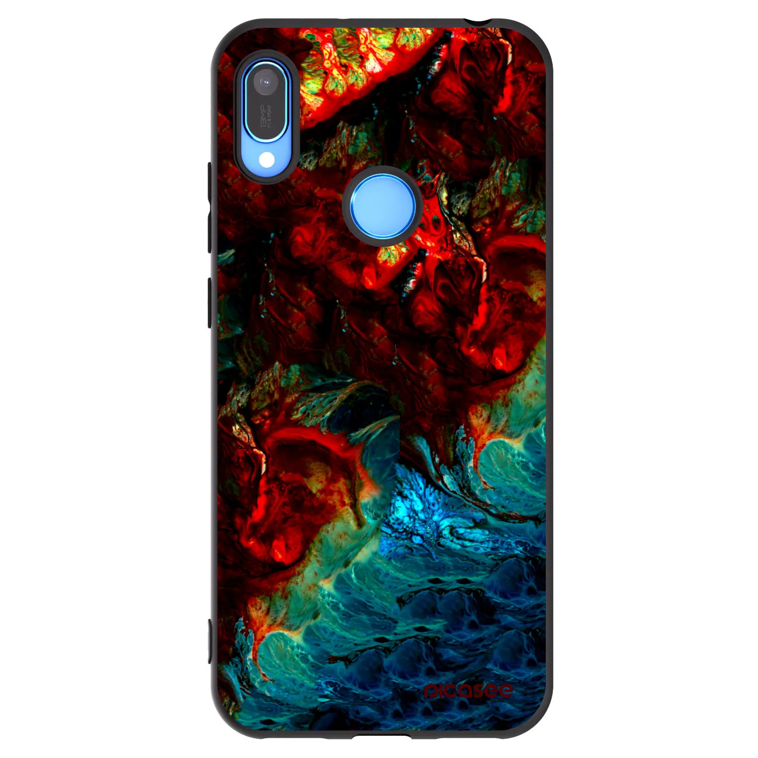 Picasee Huawei Y6 2019 Hülle - Schwarzes Silikon - Universe
