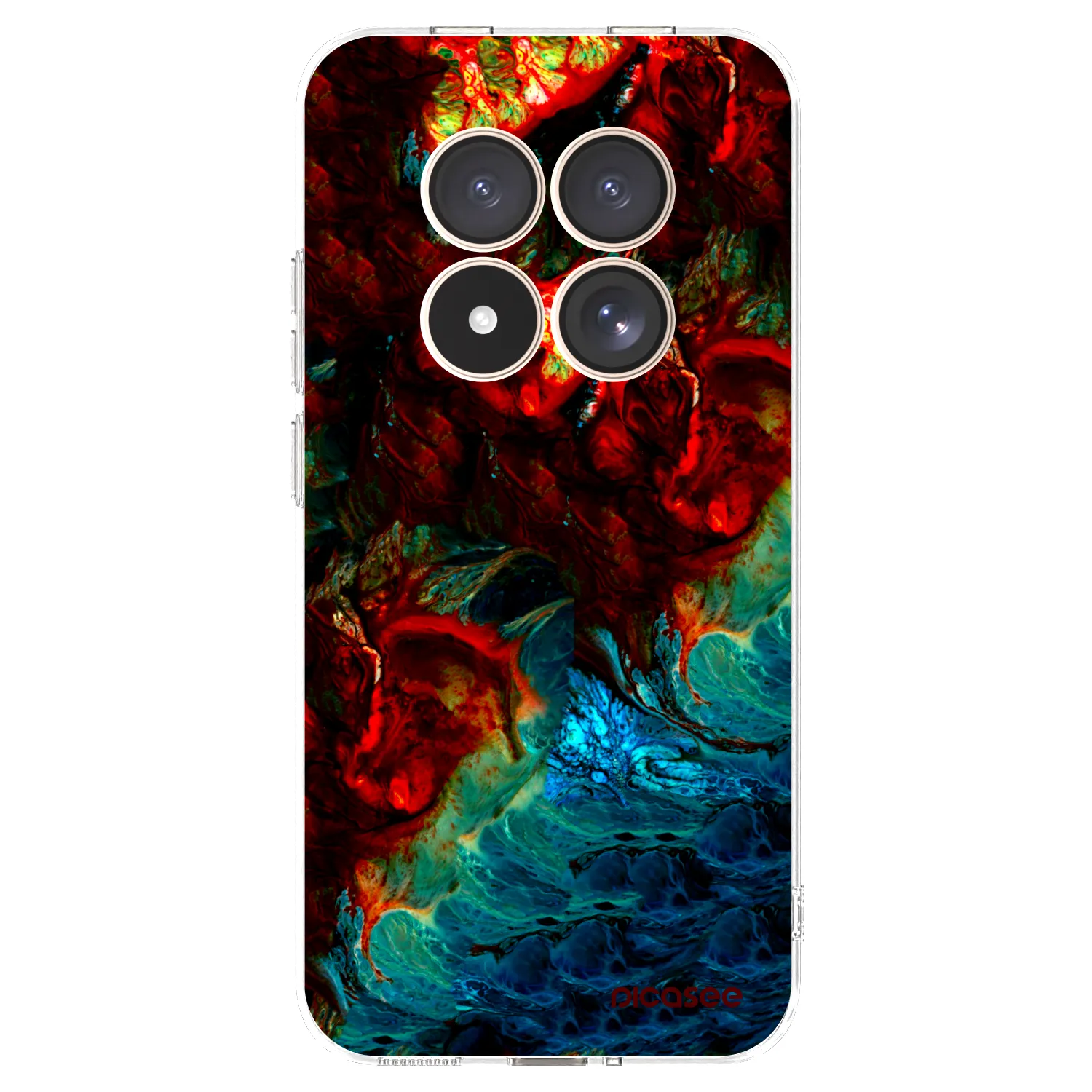 Picasee Xiaomi Redmi Note 15 Pro 4G Hülle - Transparentes Silikon - Universe
