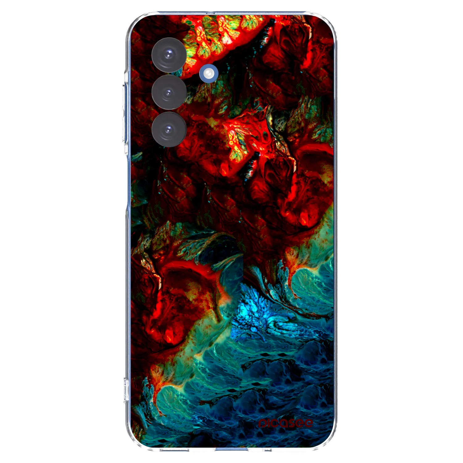 Picasee Samsung Galaxy A17 5G Hülle - Transparentes Silikon - Universe