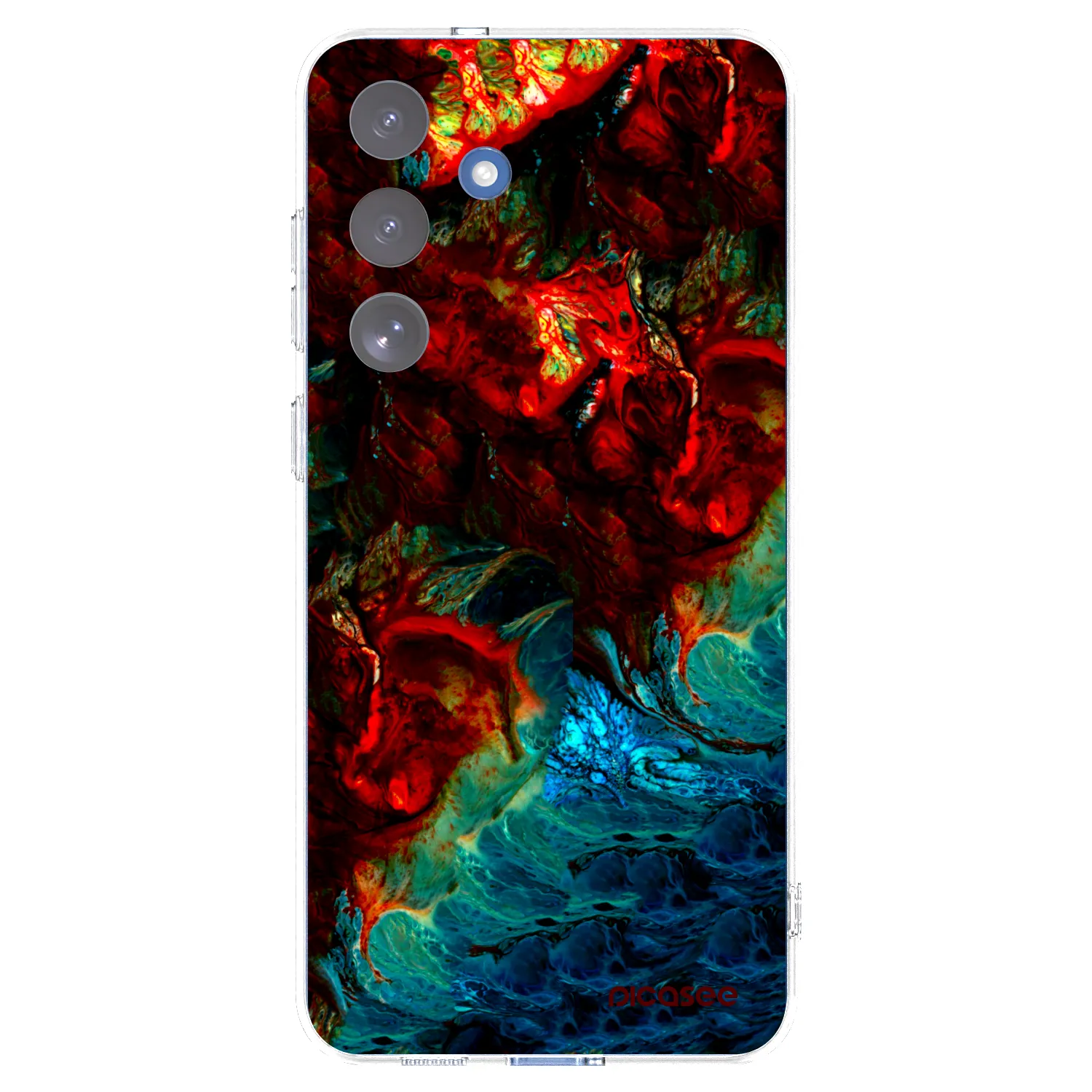 Picasee Samsung Galaxy S25 FE 5G Hülle - Transparentes Silikon - Universe