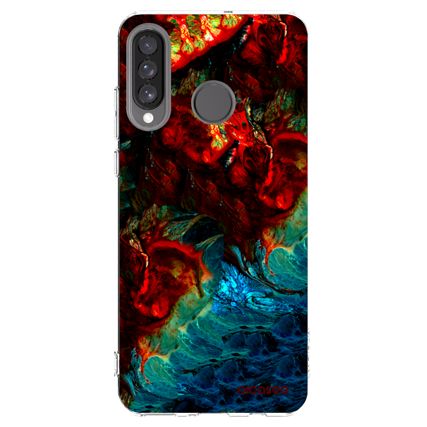 Picasee Huawei P30 Lite Hülle - Transparentes Silikon - Universe