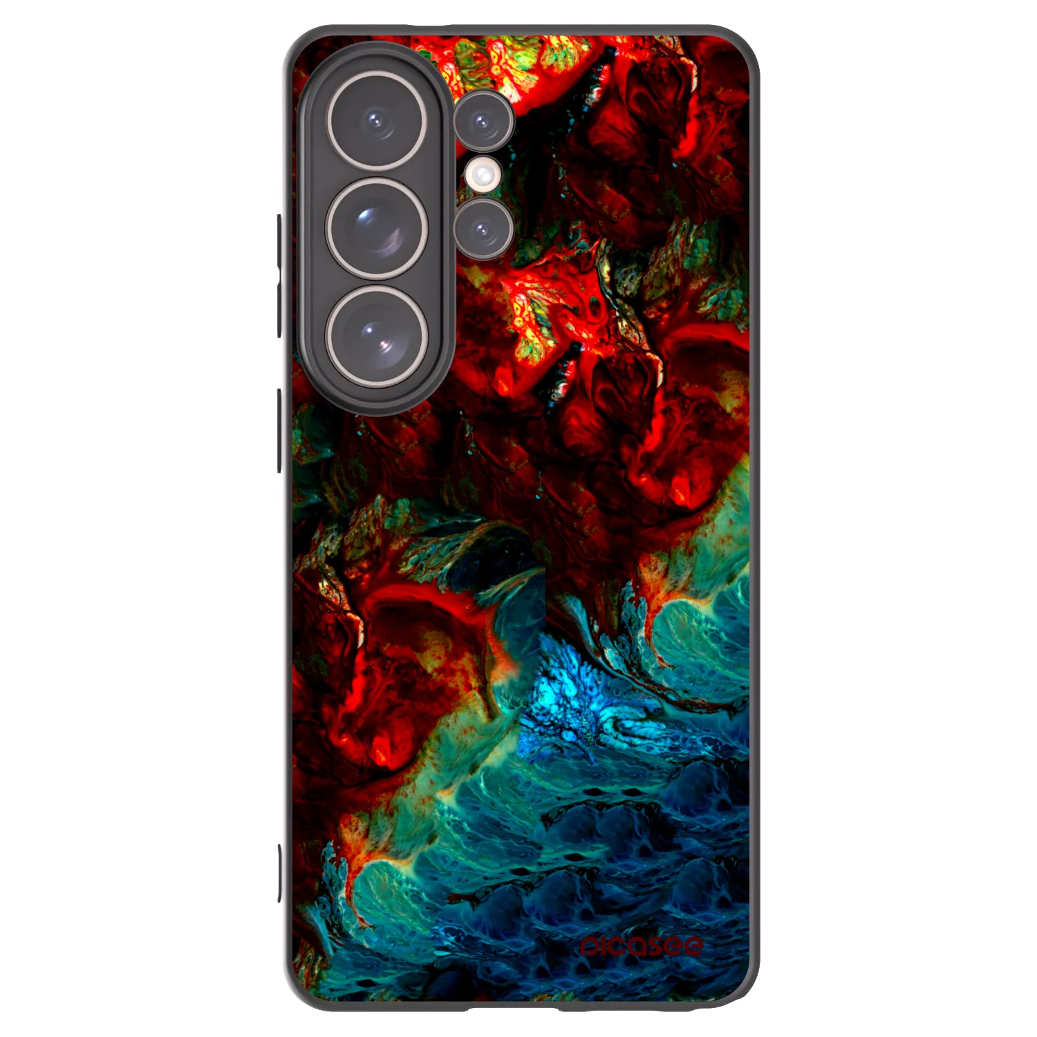 Picasee Samsung Galaxy S26 Ultra Hülle - Schwarzes Silikon - Universe