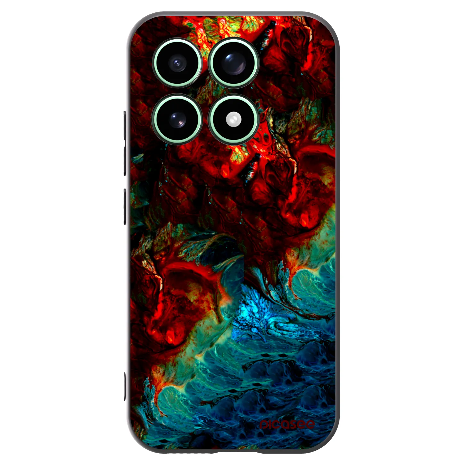 Picasee Xiaomi 17 Hülle - Schwarzes Silikon - Universe