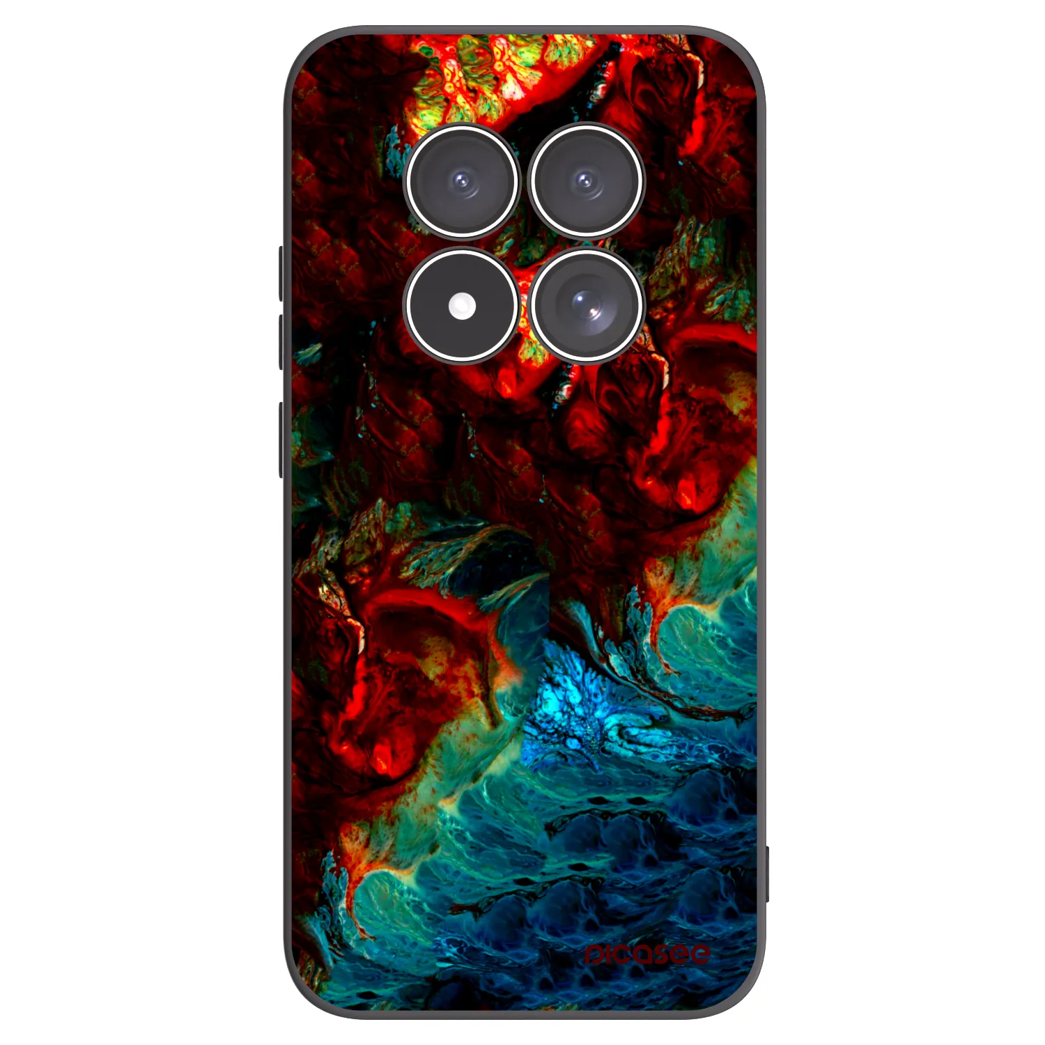 Picasee Xiaomi Redmi Note 15 Pro 5G Hülle - Schwarzes Silikon - Universe
