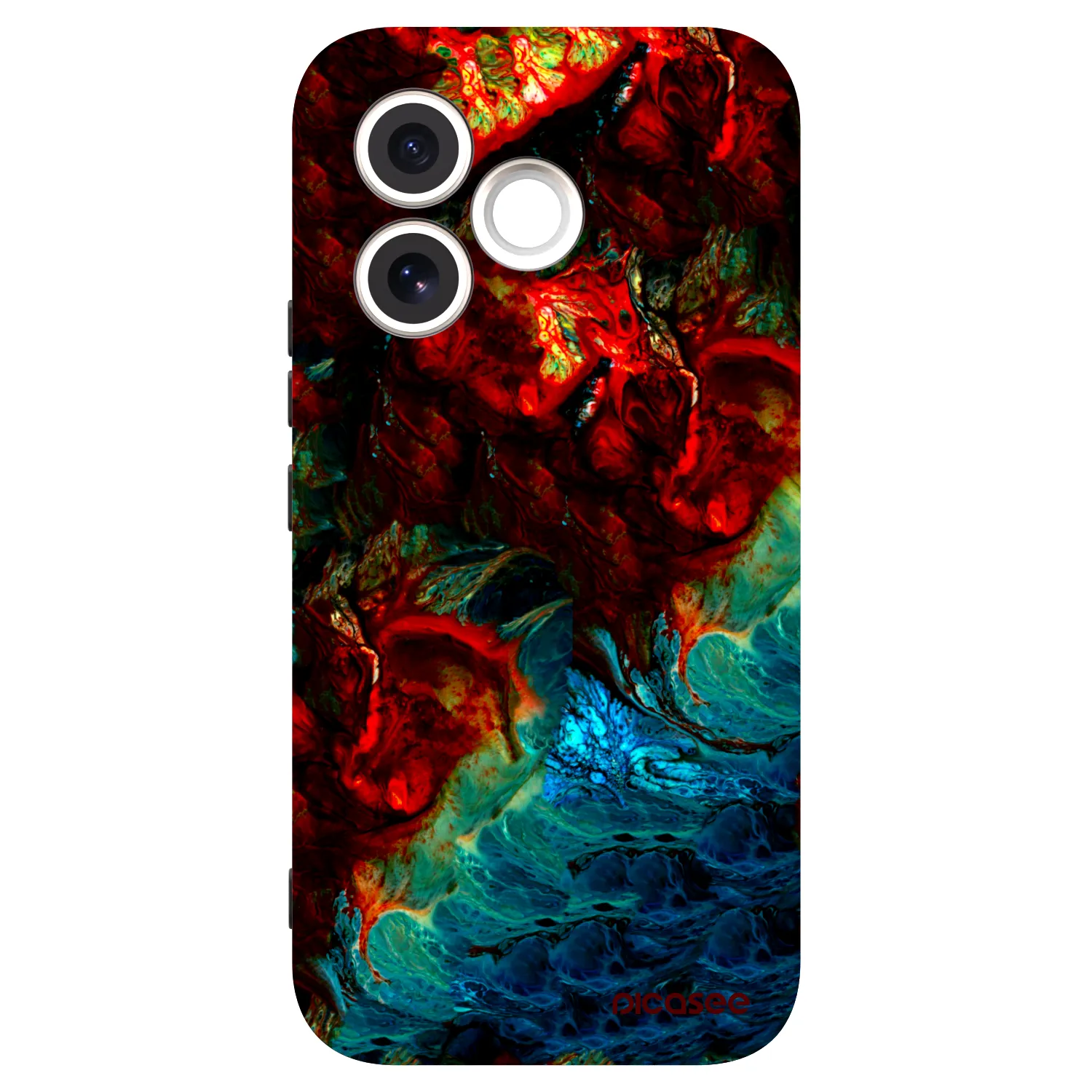 Picasee Honor 600 Lite Hülle - Schwarzes Silikon - Universe