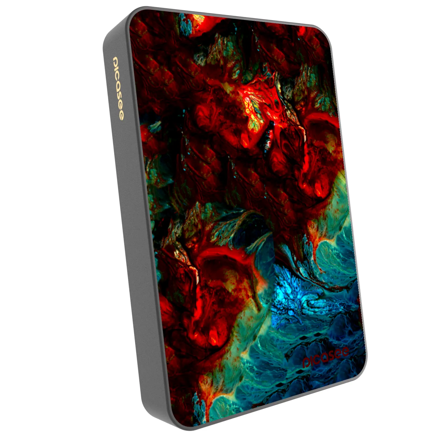 Picasee Powerbank mit MagSafe 10 000 mAh Grau - Universe