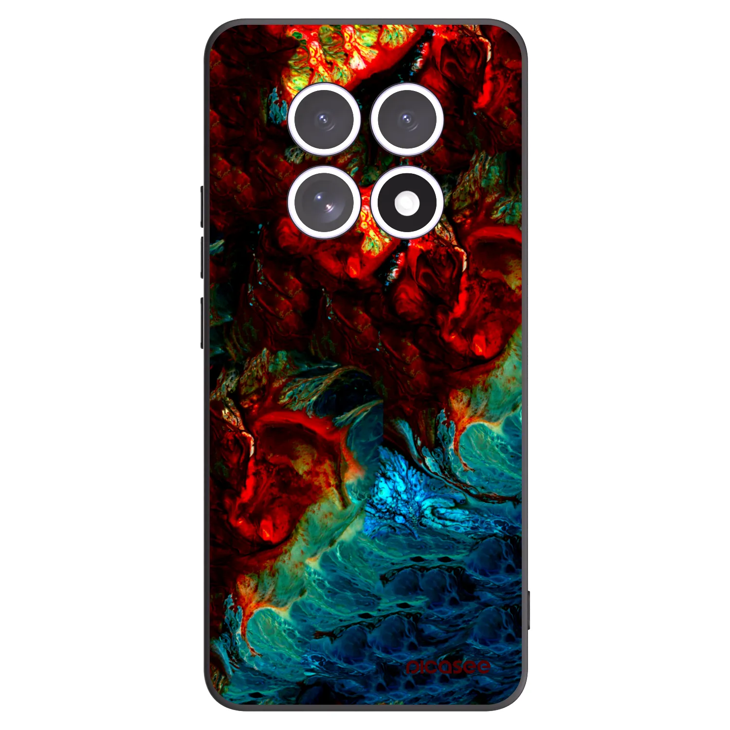 Picasee Xiaomi Redmi Note 15 5G Hülle - Schwarzes Silikon - Universe
