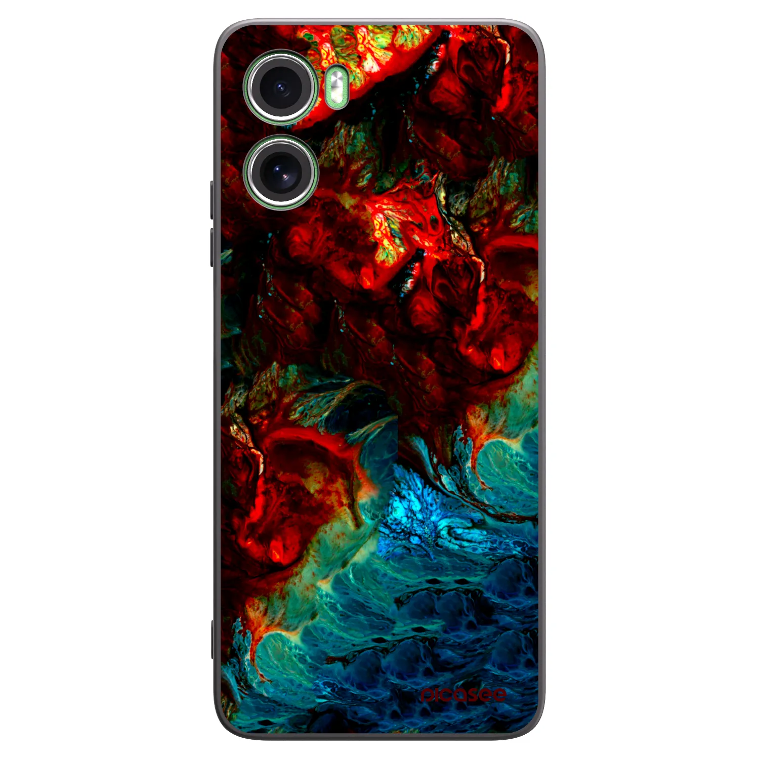 Picasee Motorola Moto G06 Hülle - Schwarzes Silikon - Universe