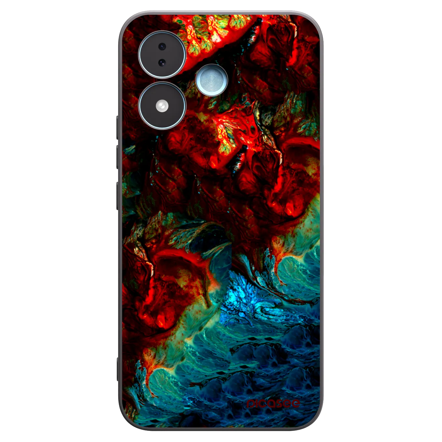 Picasee Xiaomi Redmi Note 17 5G Hülle - Schwarzes Silikon - Universe