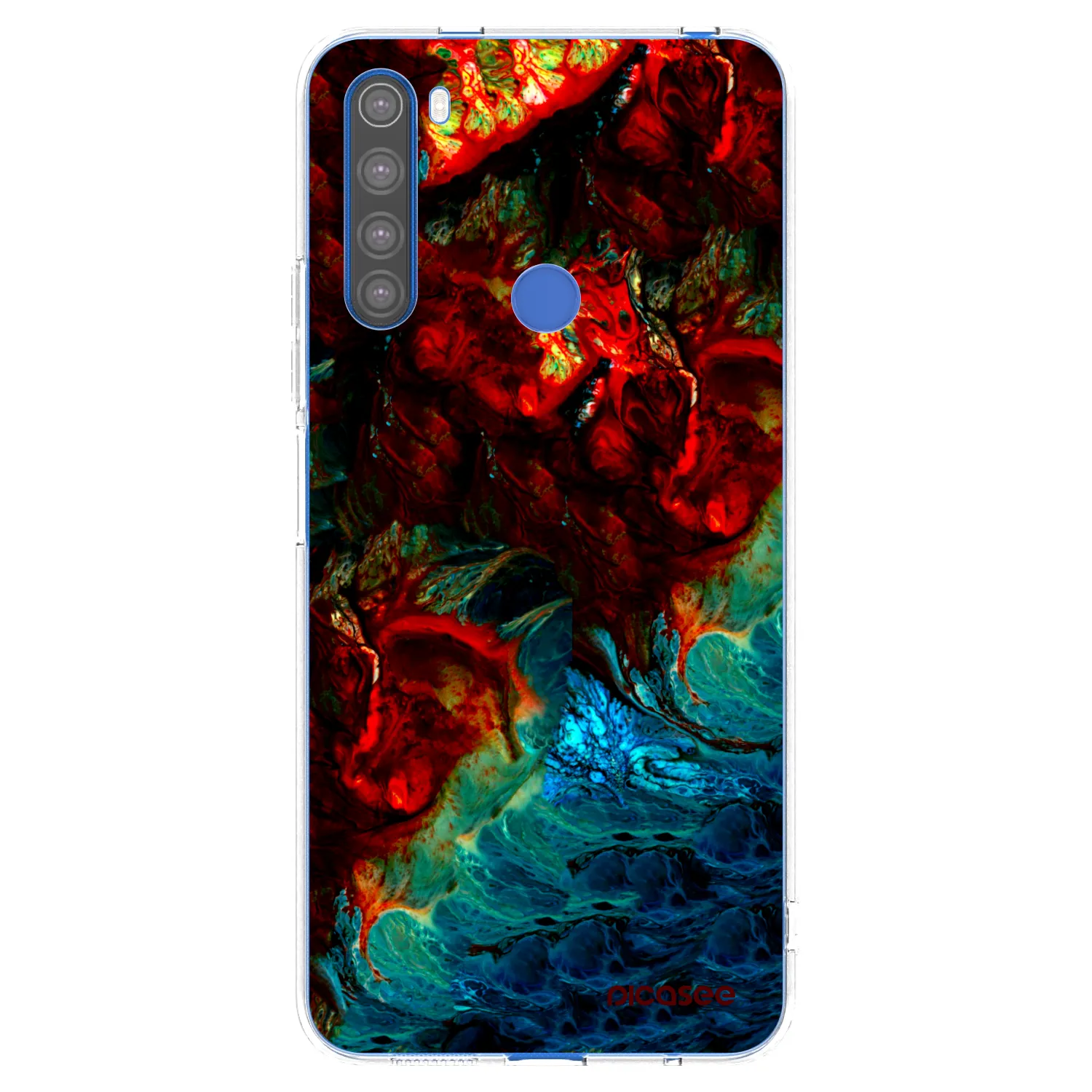 Picasee Xiaomi Redmi Note 8T Hülle - Transparentes Silikon - Universe