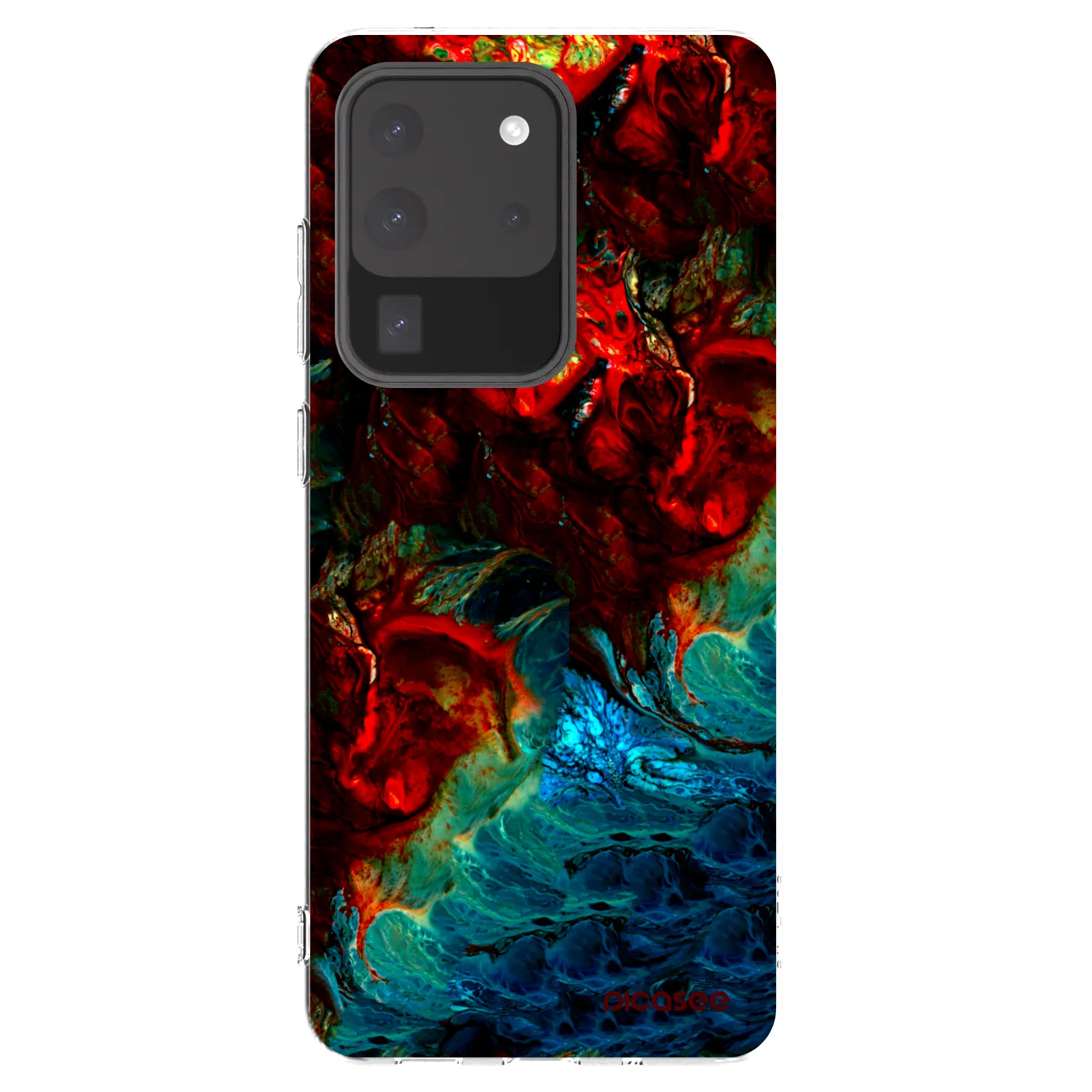 Picasee Samsung Galaxy S20 Ultra 5G G988F Hülle - Transparentes Silikon - Universe