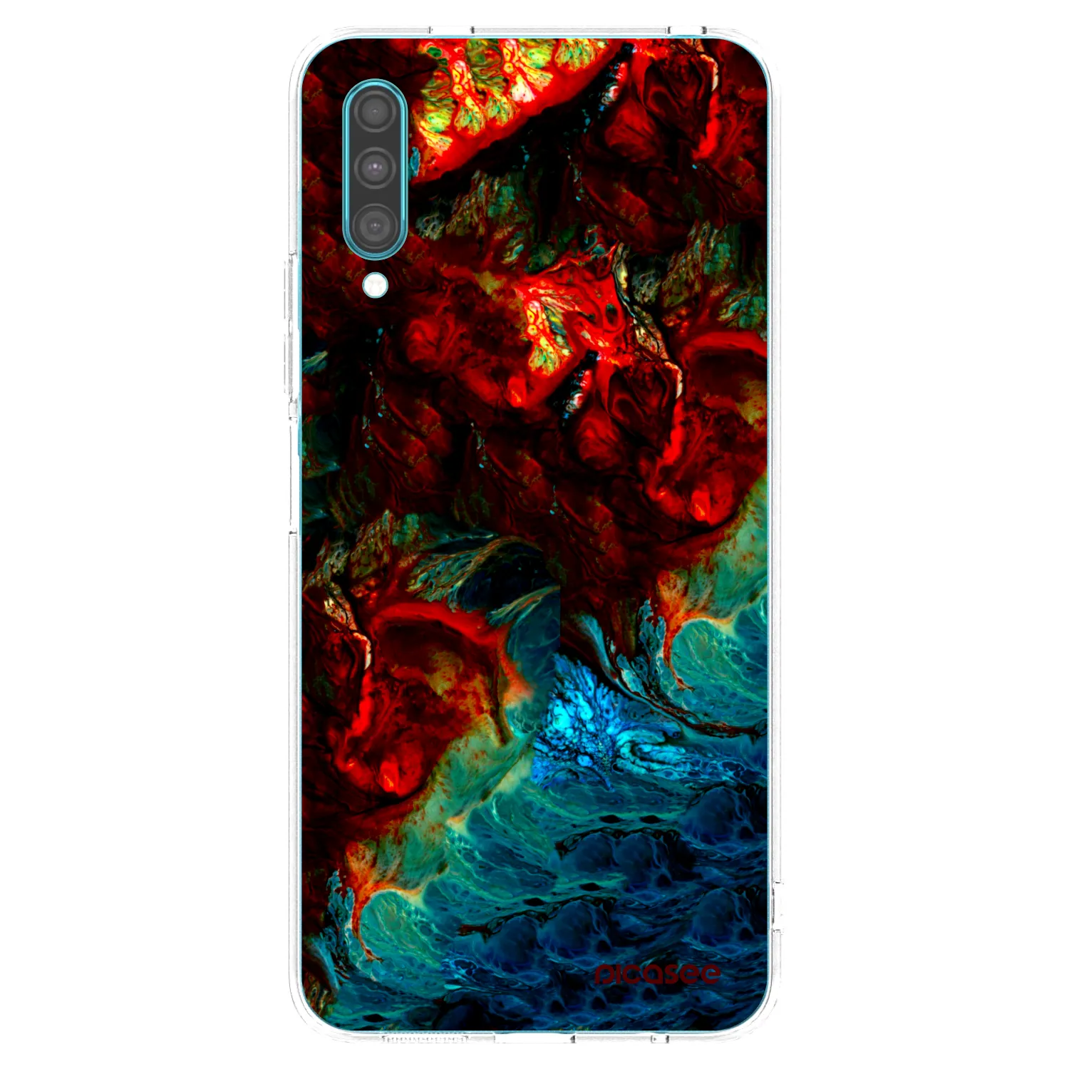 Picasee Samsung Galaxy A30s A307F Hülle - Transparentes Silikon - Universe