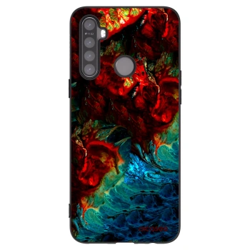 Picasee Realme 6i Hülle - Schwarzes Silikon - Universe