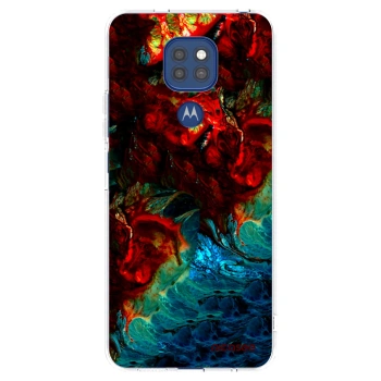 Picasee Motorola Moto G9 Play Hülle - Transparentes Silikon - Universe