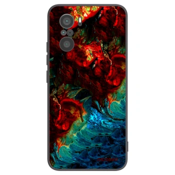 Picasee Xiaomi Poco F3 Hülle - Schwarzes Silikon - Universe