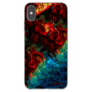 Picasee Apple iPhone XS Max Hülle - Transparentes Silikon - Universe
