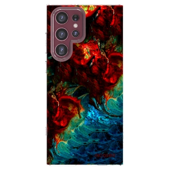 Picasee Samsung Galaxy S22 Ultra 5G Hülle - Transparentes Silikon - Universe
